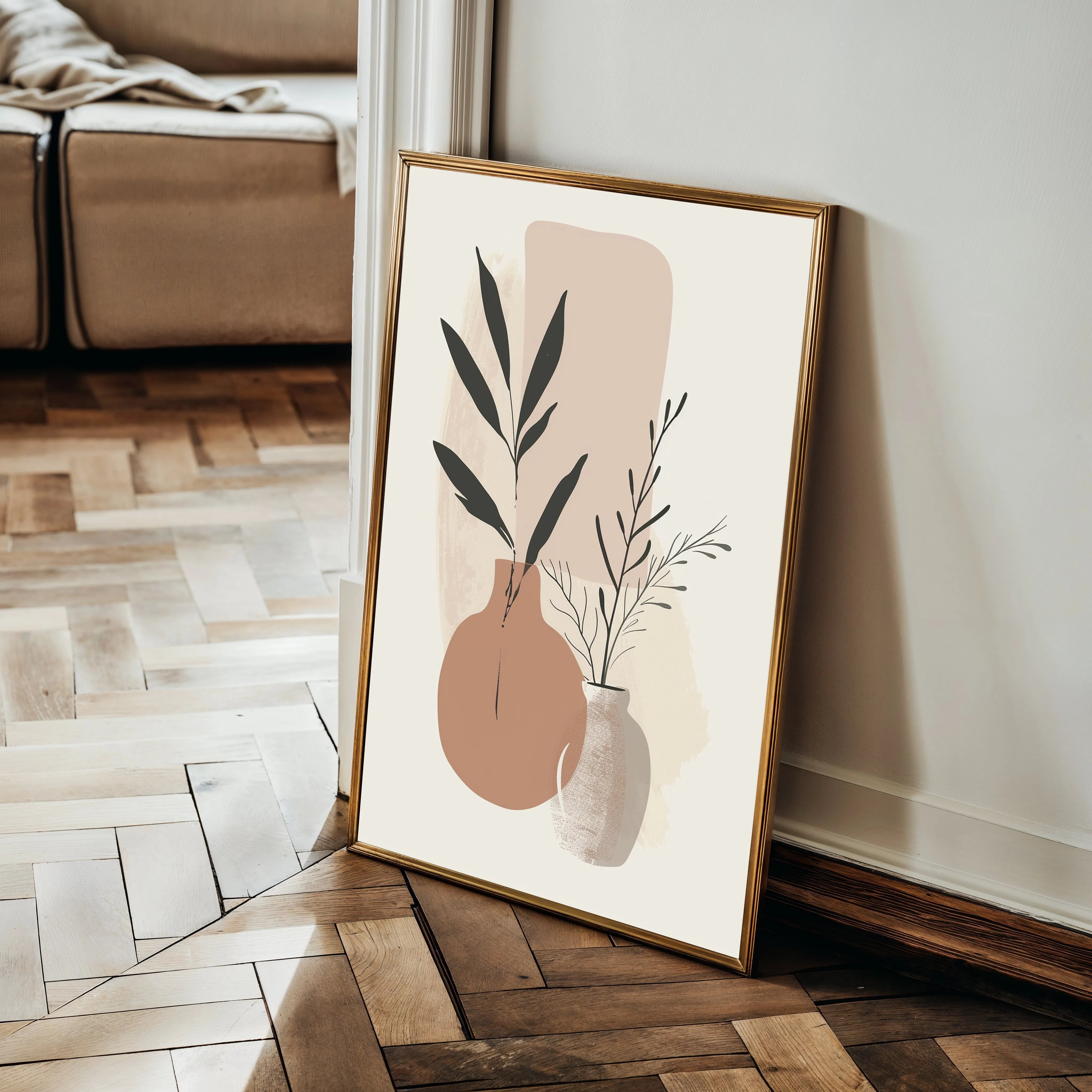 Boho Canvas Wall Art WAD033-BH 90 x 60 cm / Stretched on hidden frame