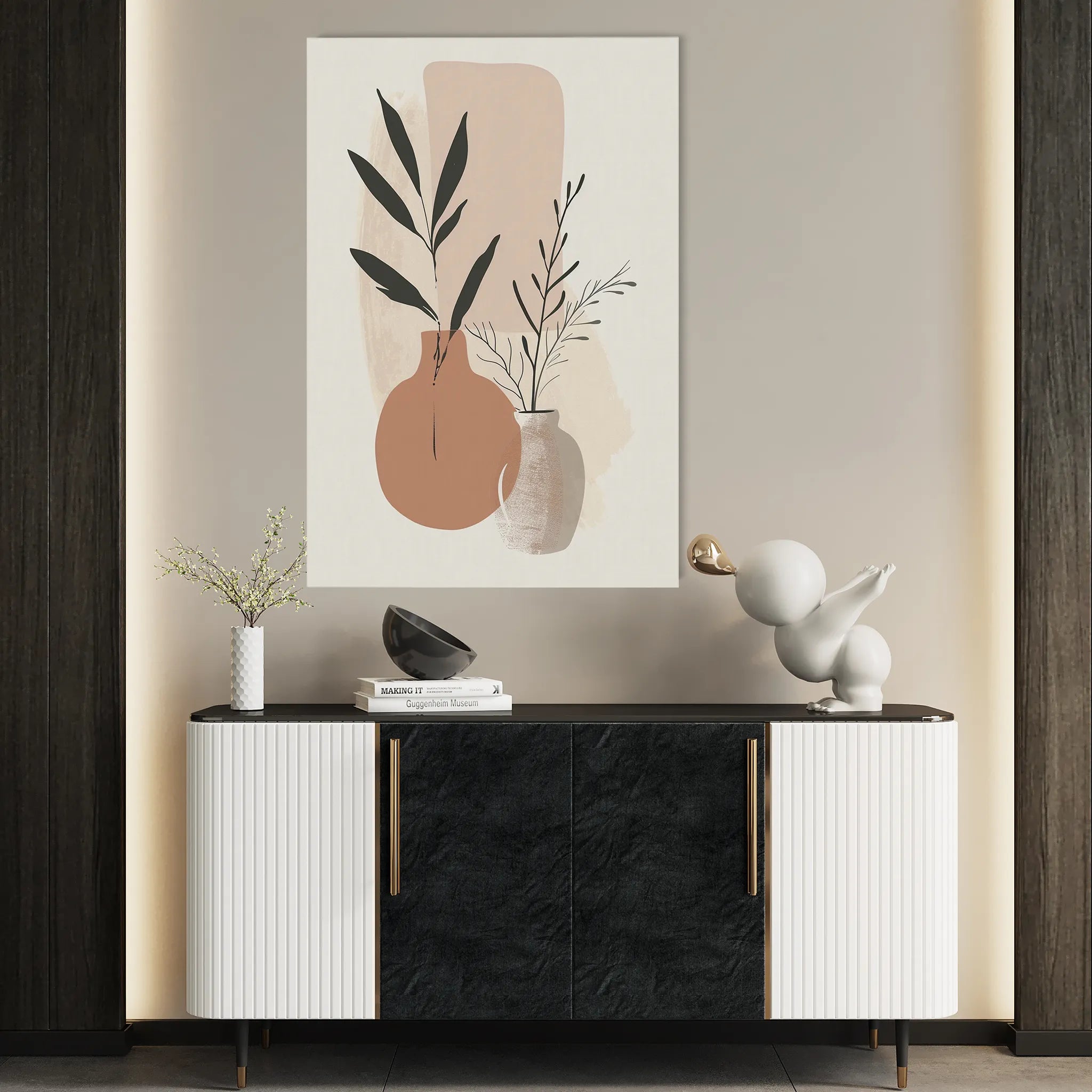 Boho Canvas Wall Art WAD033-BH 90 x 60 cm / Stretched on hidden frame
