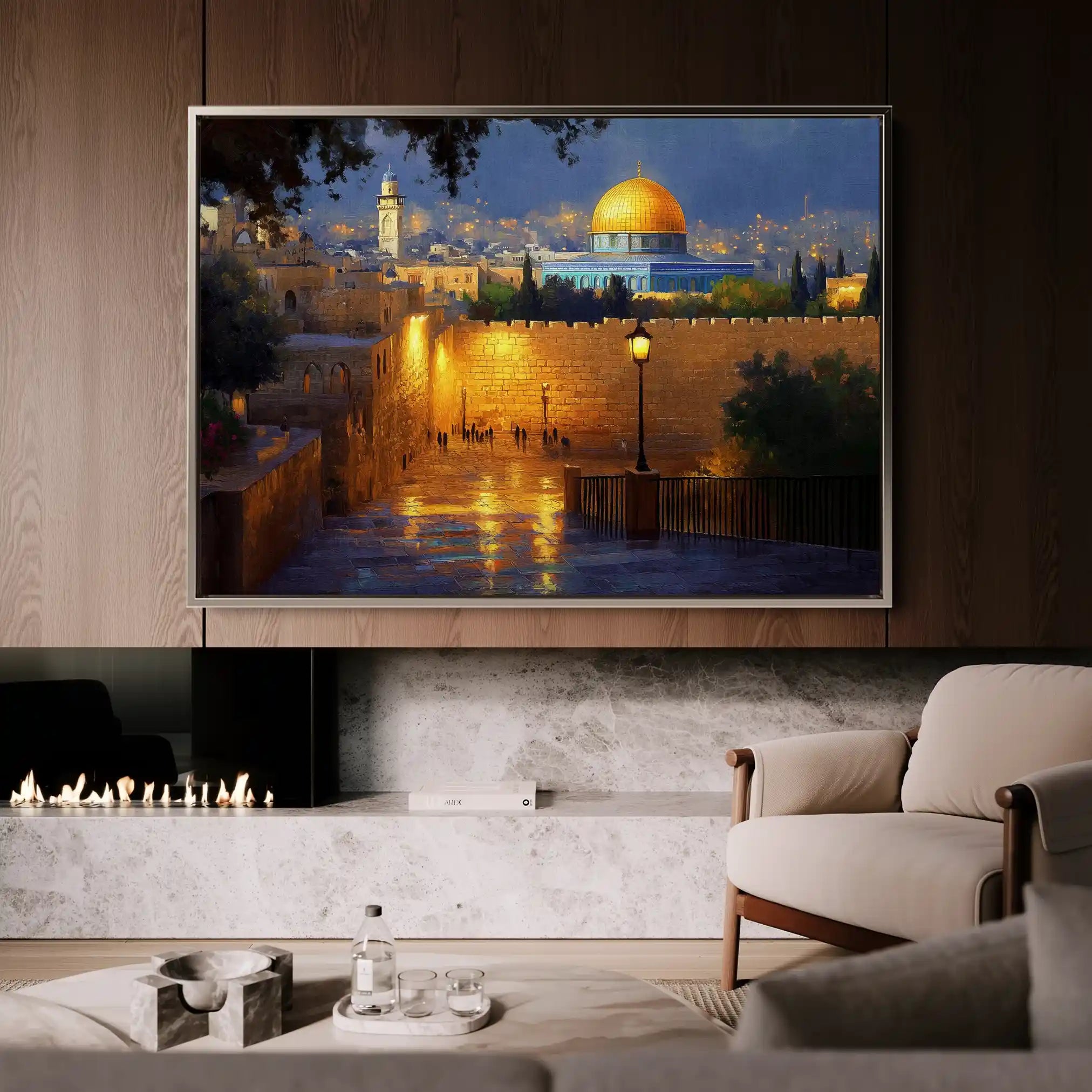 Palestine 033 Canvas Art 90 x 60 cm / Stretched on hidden frame