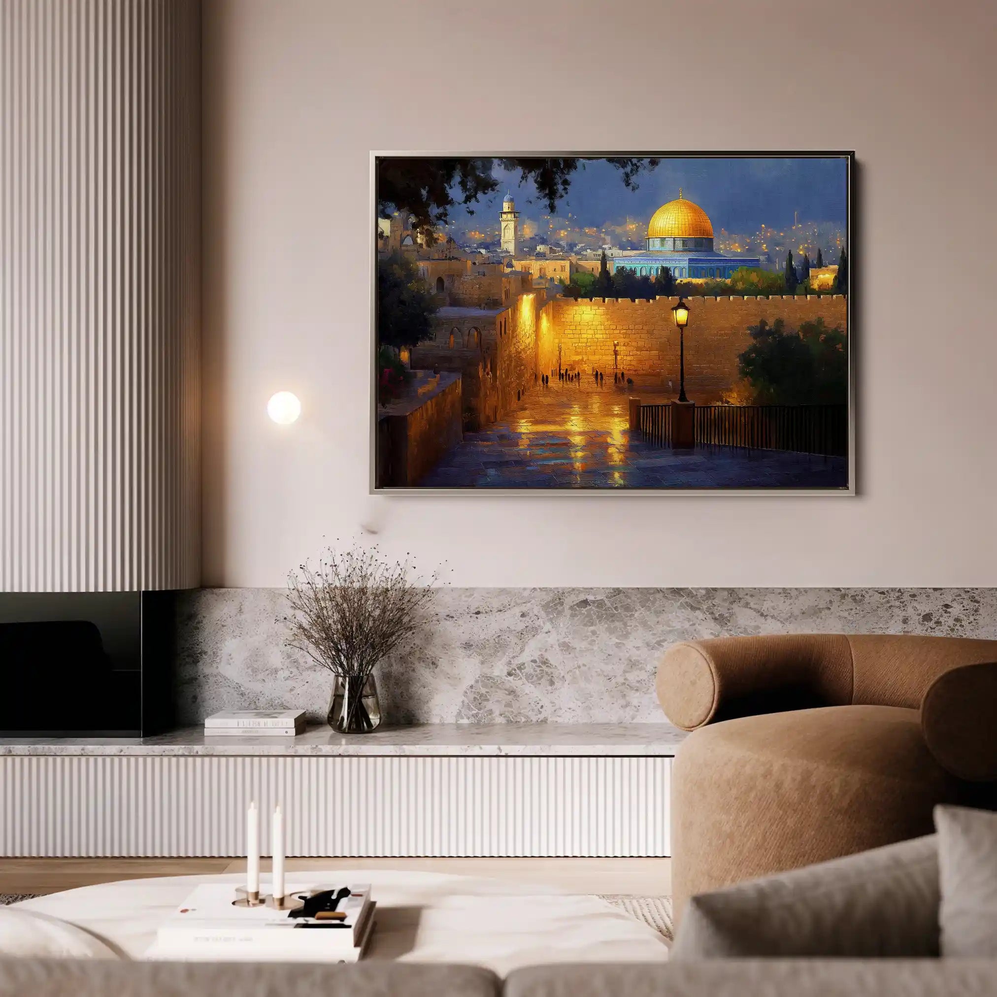 Palestine 033 Canvas Art 90 x 60 cm / Stretched on hidden frame