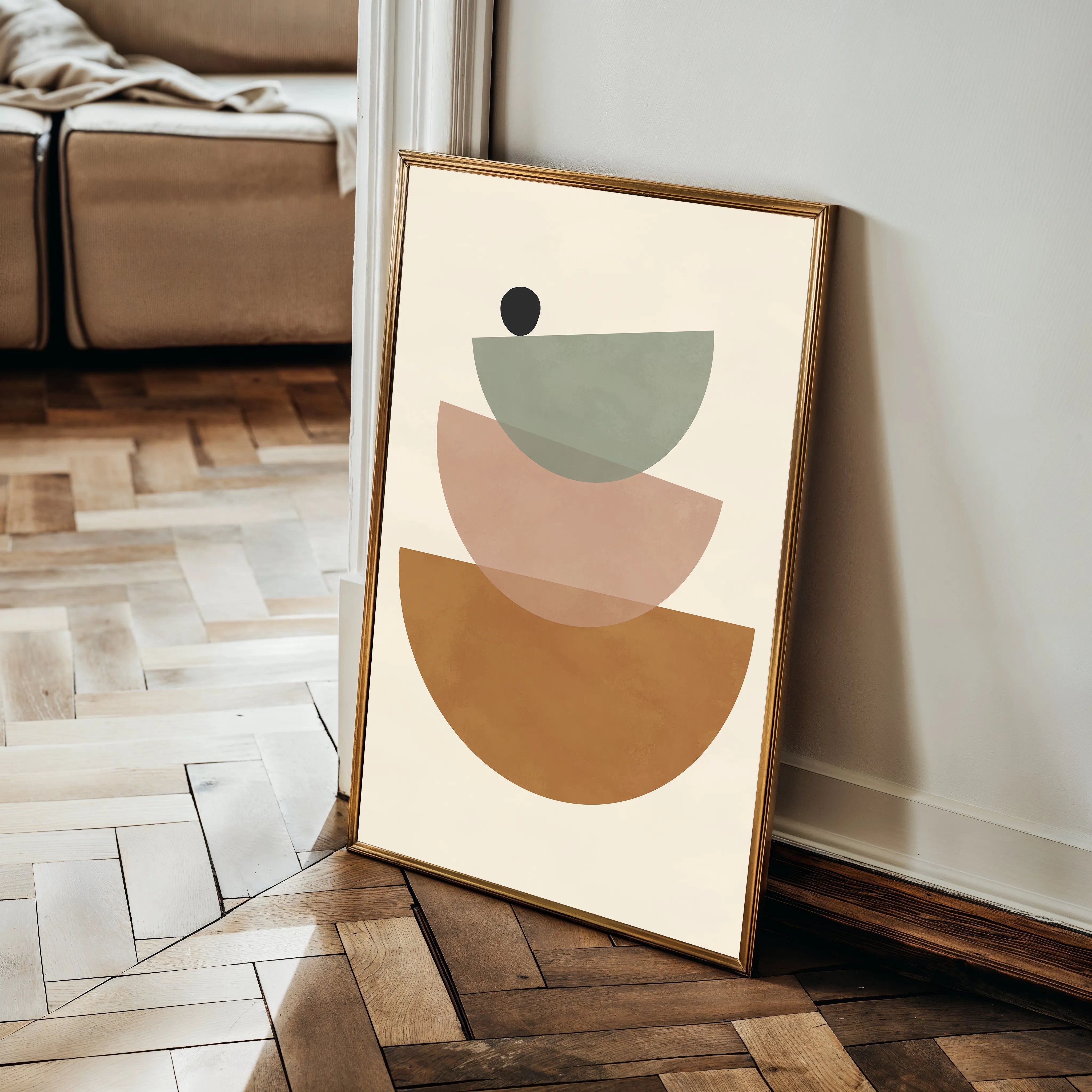 Boho Canvas Wall Art WAD034-BH 90 x 60 cm / Stretched on hidden frame