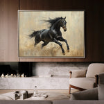 Horses 034 Canvas Art 90 x 60 cm / Stretched on hidden frame