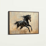 Horses 034 Canvas Art 90 x 60 cm / Stretched on hidden frame