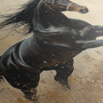 Horses 034 Canvas Art 90 x 60 cm / Stretched on hidden frame