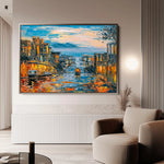 Landscape 034 Canvas Art 90 x 60 cm / Stretched on hidden frame