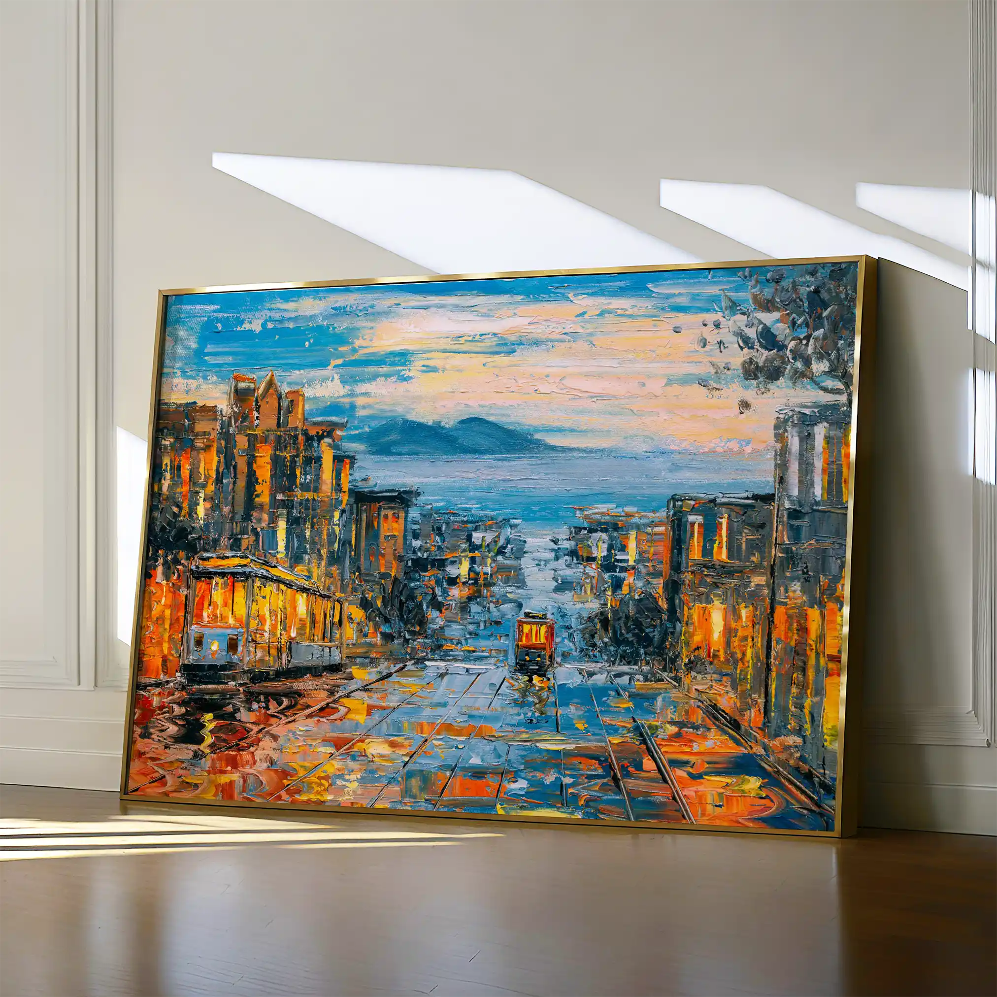 Landscape 034 Canvas Art 90 x 60 cm / Stretched on hidden frame