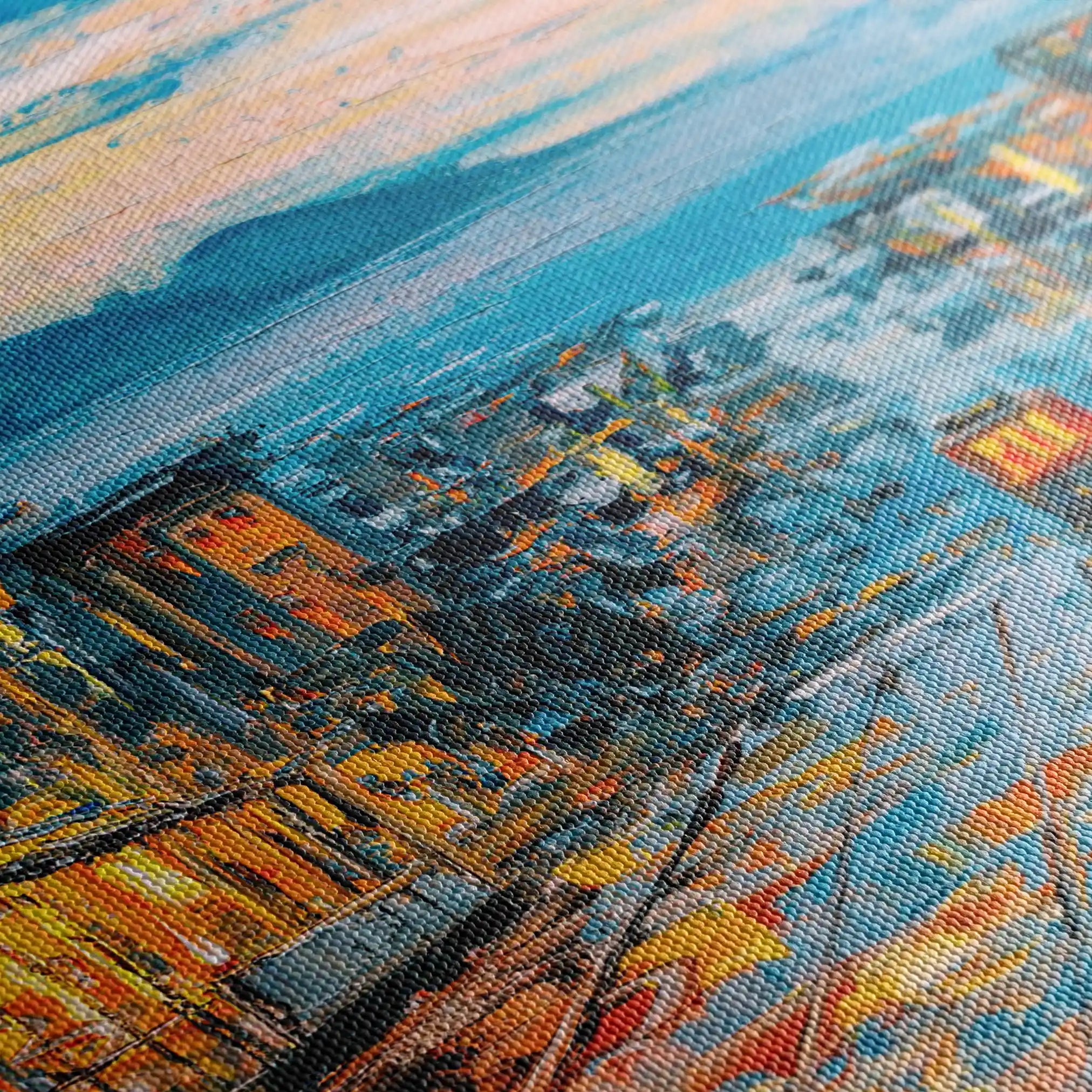 Landscape 034 Canvas Art 90 x 60 cm / Stretched on hidden frame