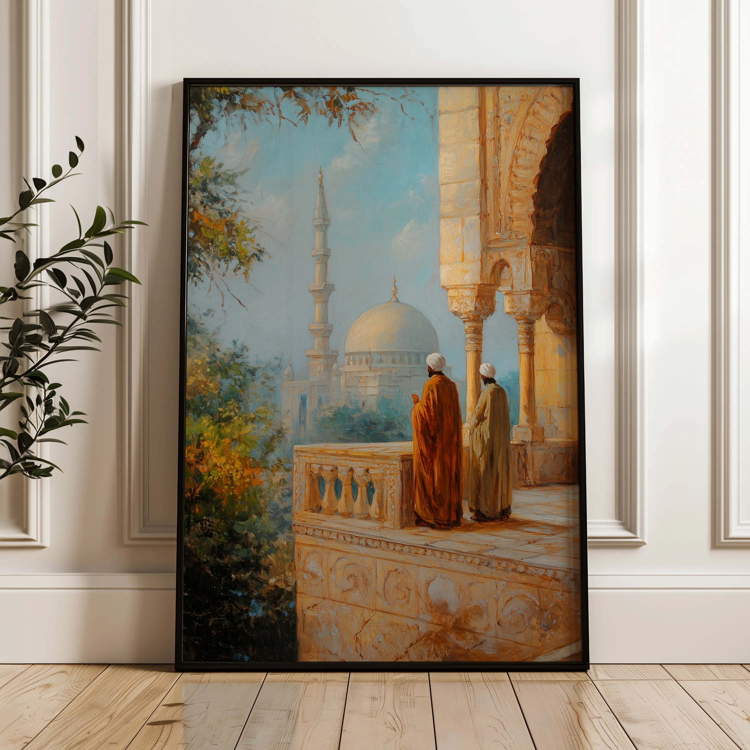 Orientalist Canvas Wall Art WAD034-OR 90 x 60 cm / Stretched on hidden frame