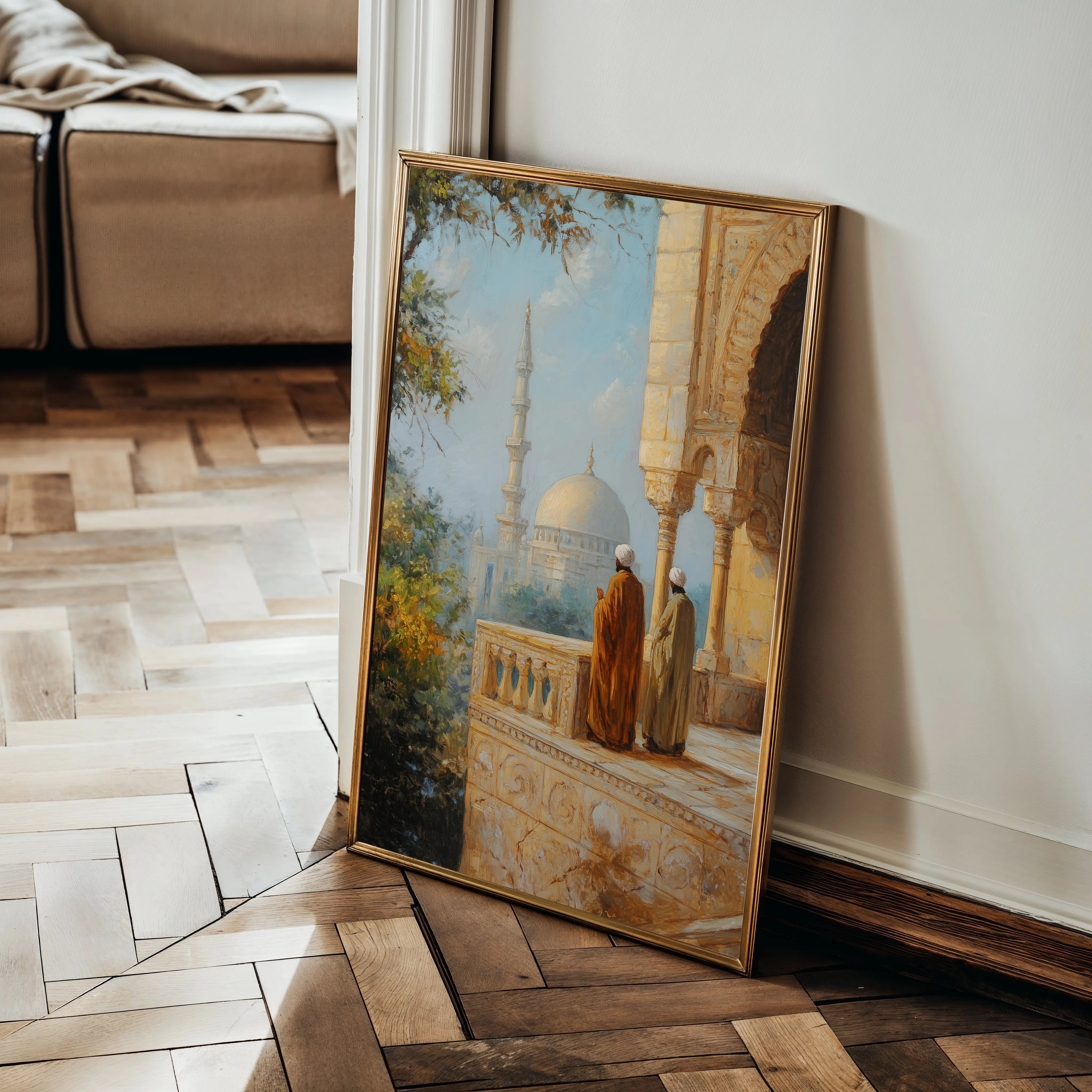 Orientalist Canvas Wall Art WAD034-OR 90 x 60 cm / Stretched on hidden frame