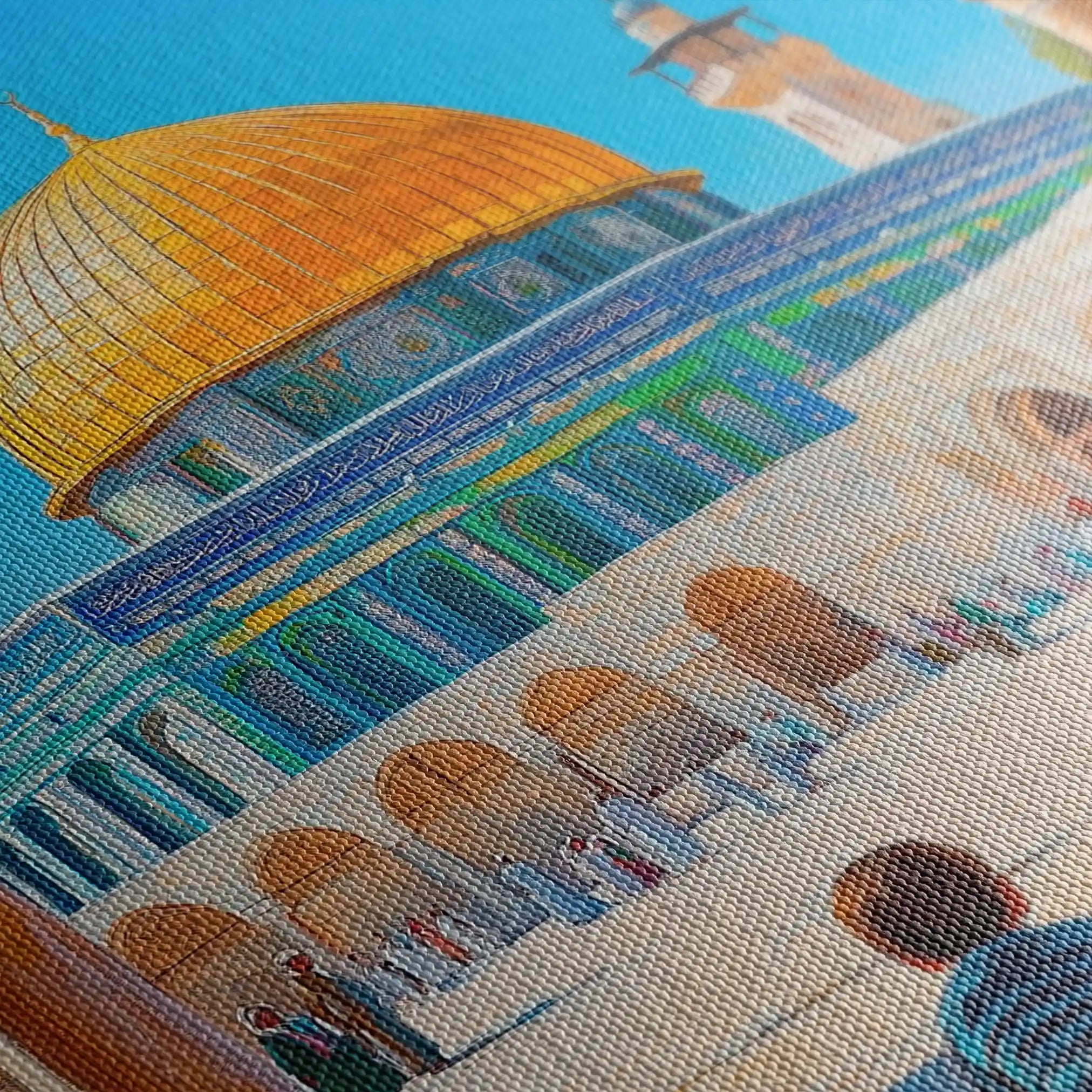 Palestine 034 Canvas Art 90 x 60 cm / Stretched on hidden frame