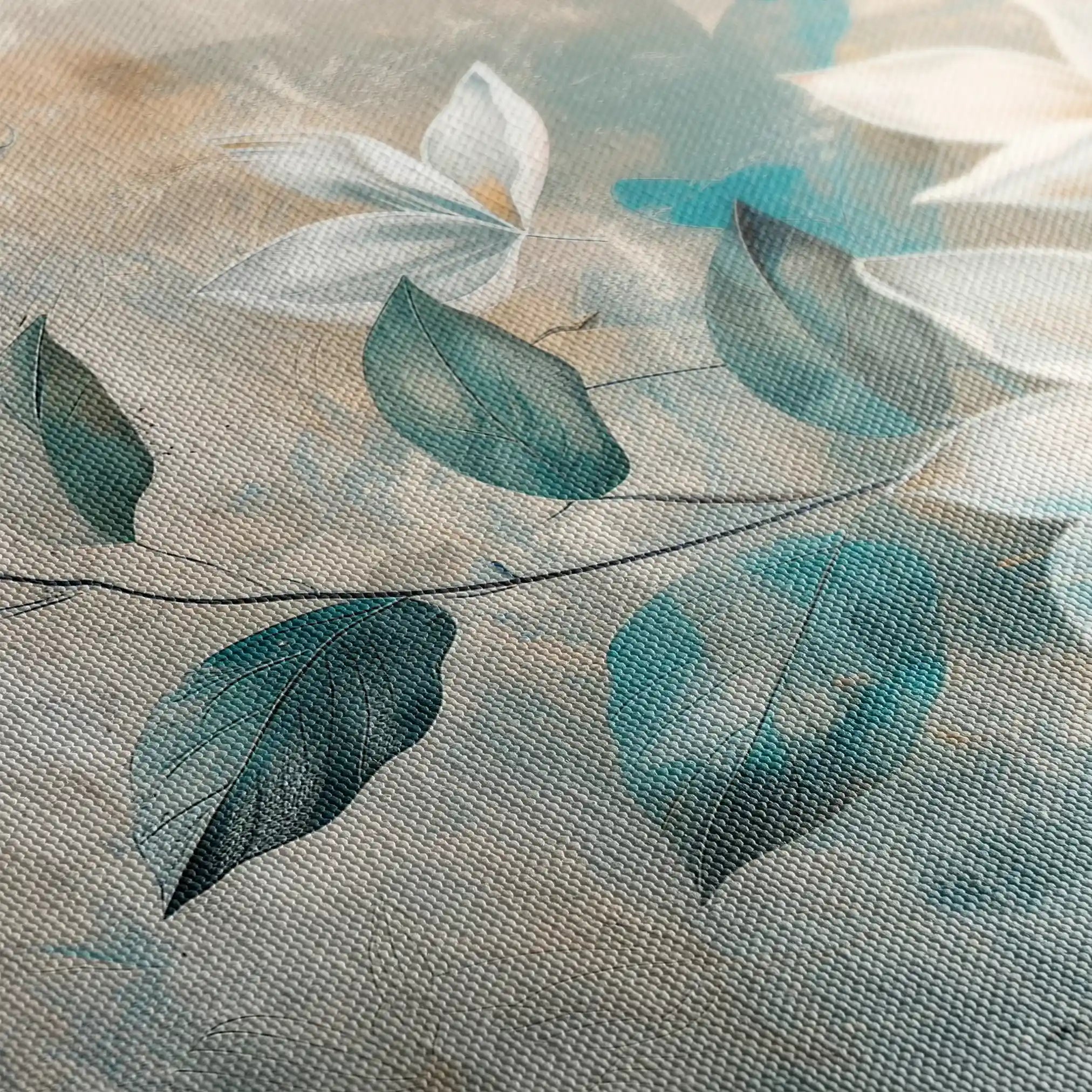 Floral Canvas Wall Art WAD035-F 90 x 60 cm / Stretched on hidden frame