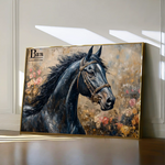 Horses 035 Canvas Art 90 x 60 cm / Stretched on hidden frame