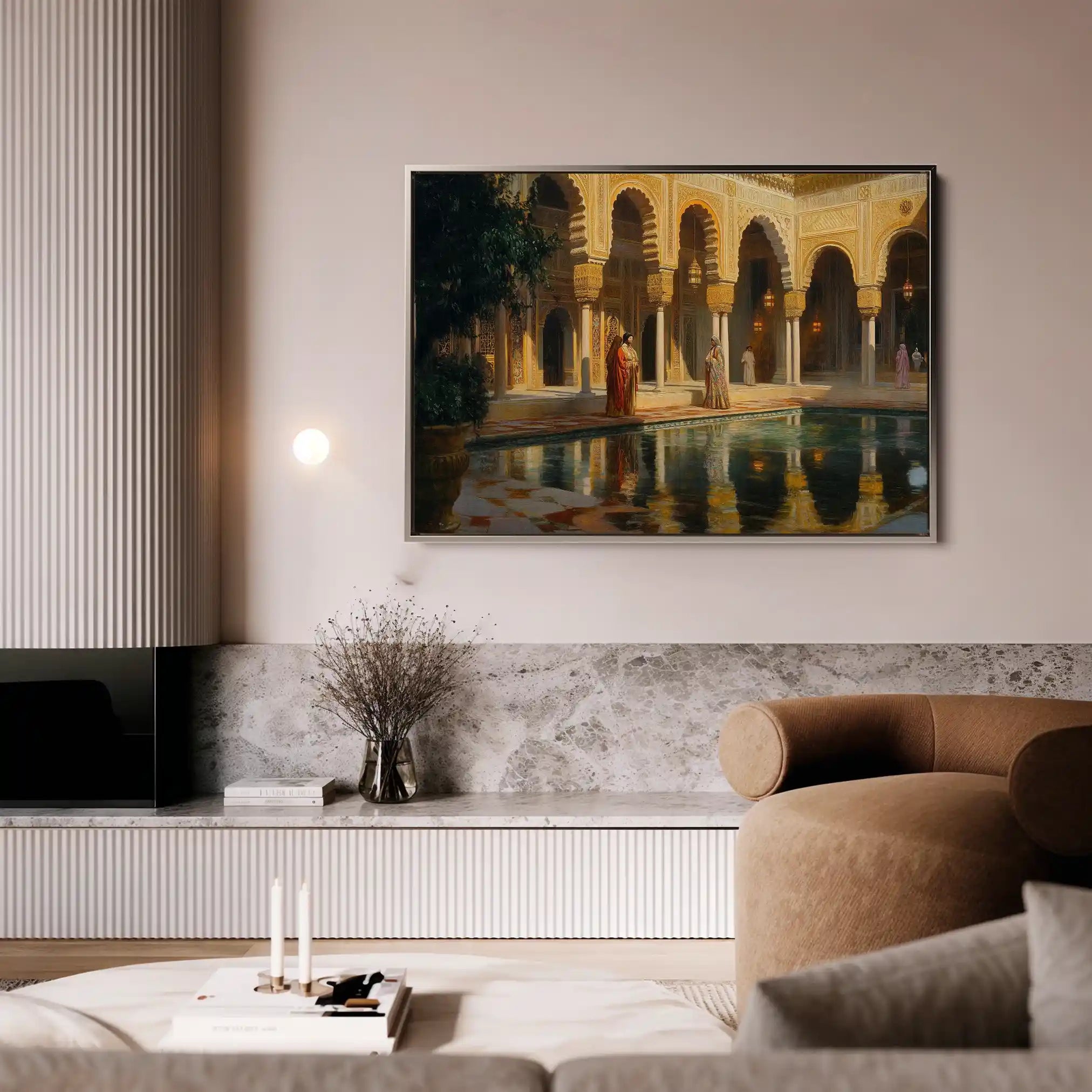 Orientalist 035 Canvas Art 90 x 60 cm / Stretched on hidden frame