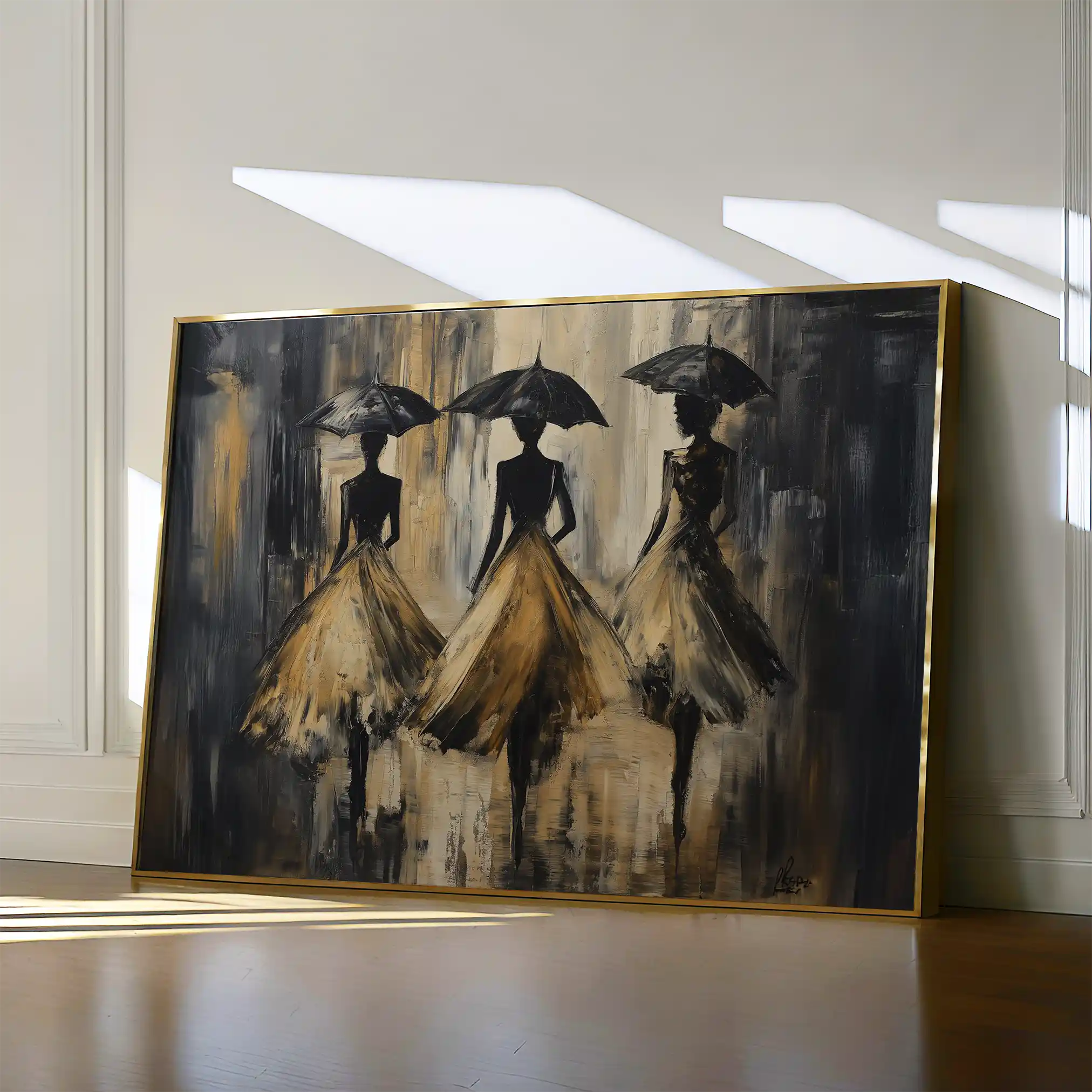 Portrait 035 Canvas Art 90 x 60 cm / Stretched on hidden frame