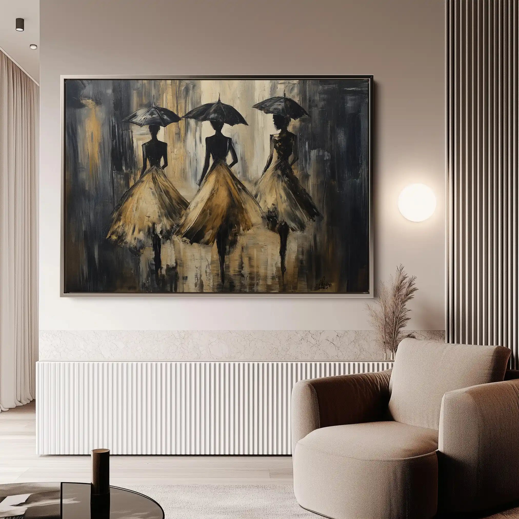 Portrait 035 Canvas Art 90 x 60 cm / Stretched on hidden frame