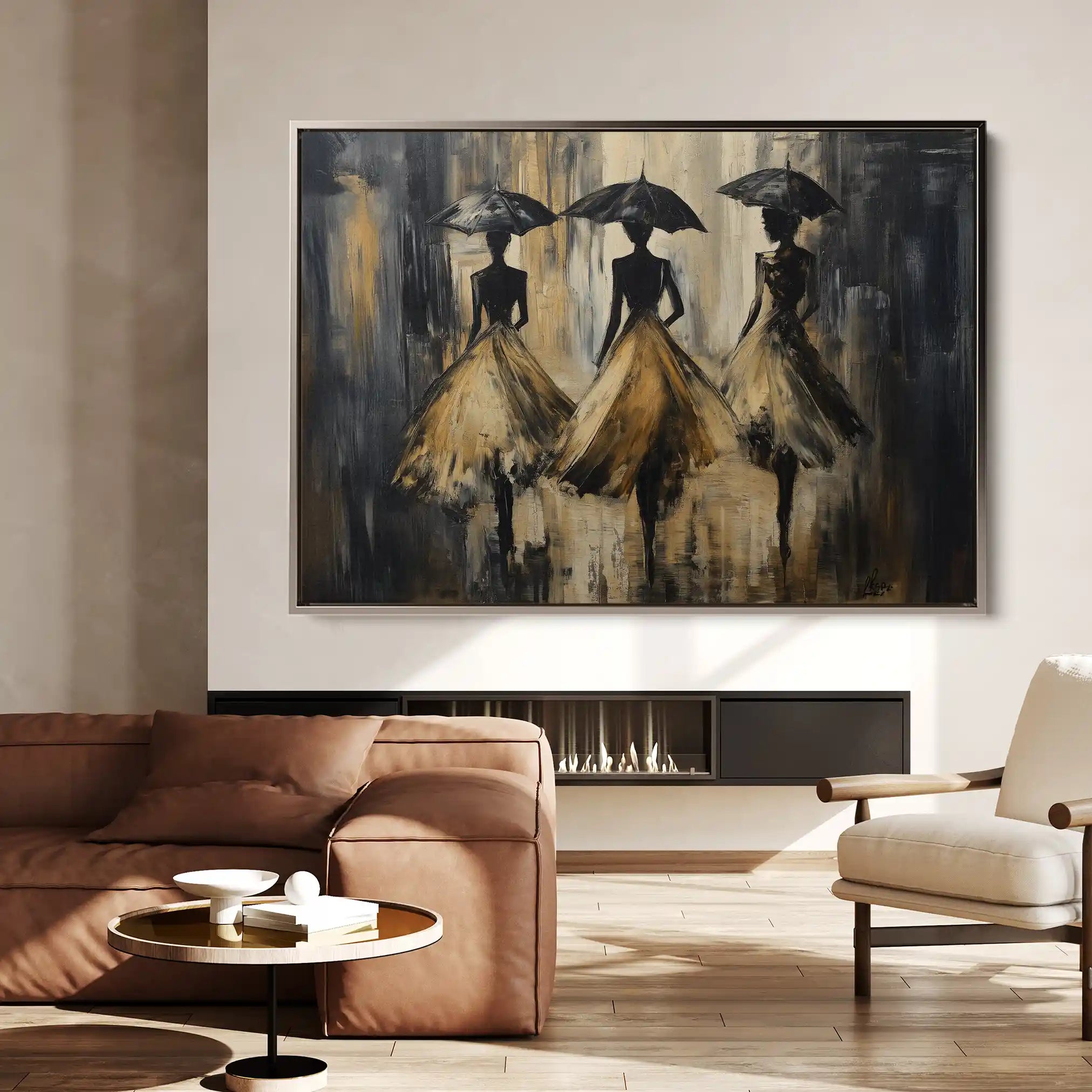 Portrait 035 Canvas Art 90 x 60 cm / Stretched on hidden frame