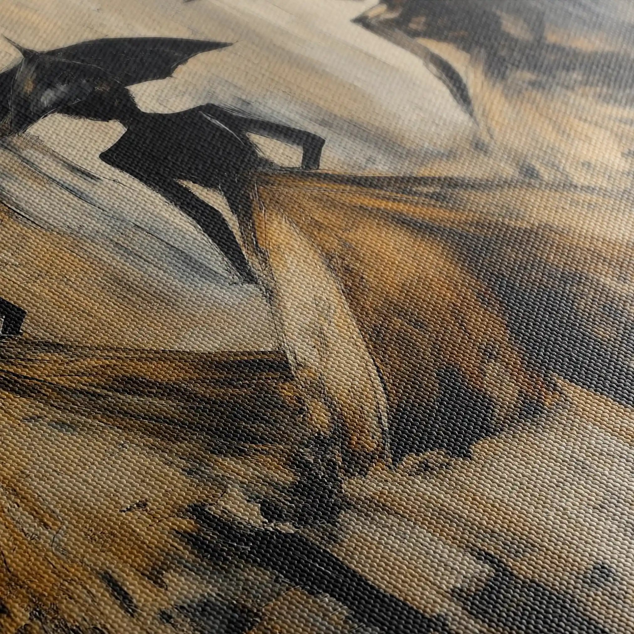 Portrait 035 Canvas Art 90 x 60 cm / Stretched on hidden frame