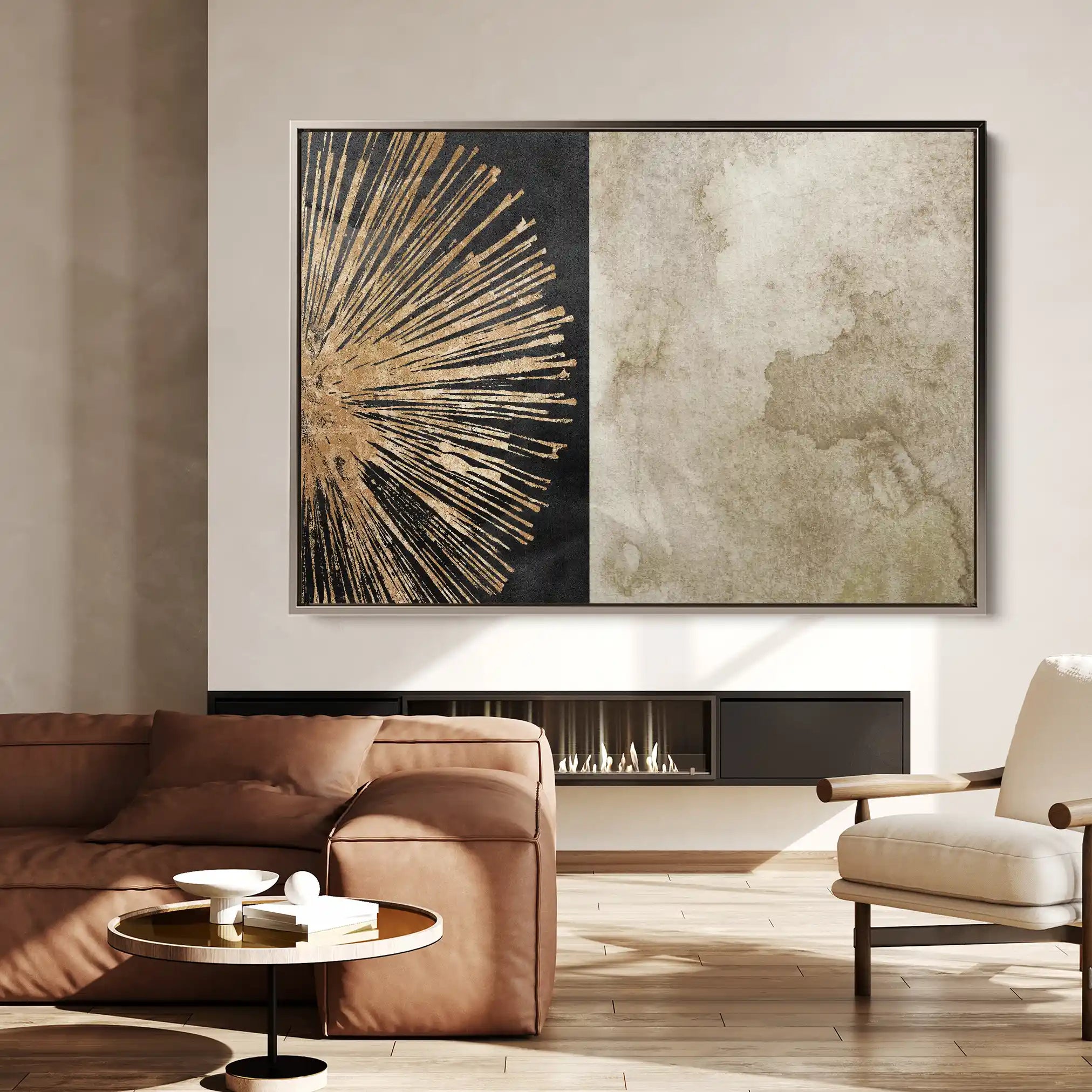 Abstract 036 Canvas Art 60 x 40 cm / Stretched on hidden frame