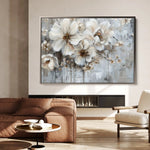 Floral Canvas Wall Art WAD036-F 90 x 60 cm / Stretched on hidden frame