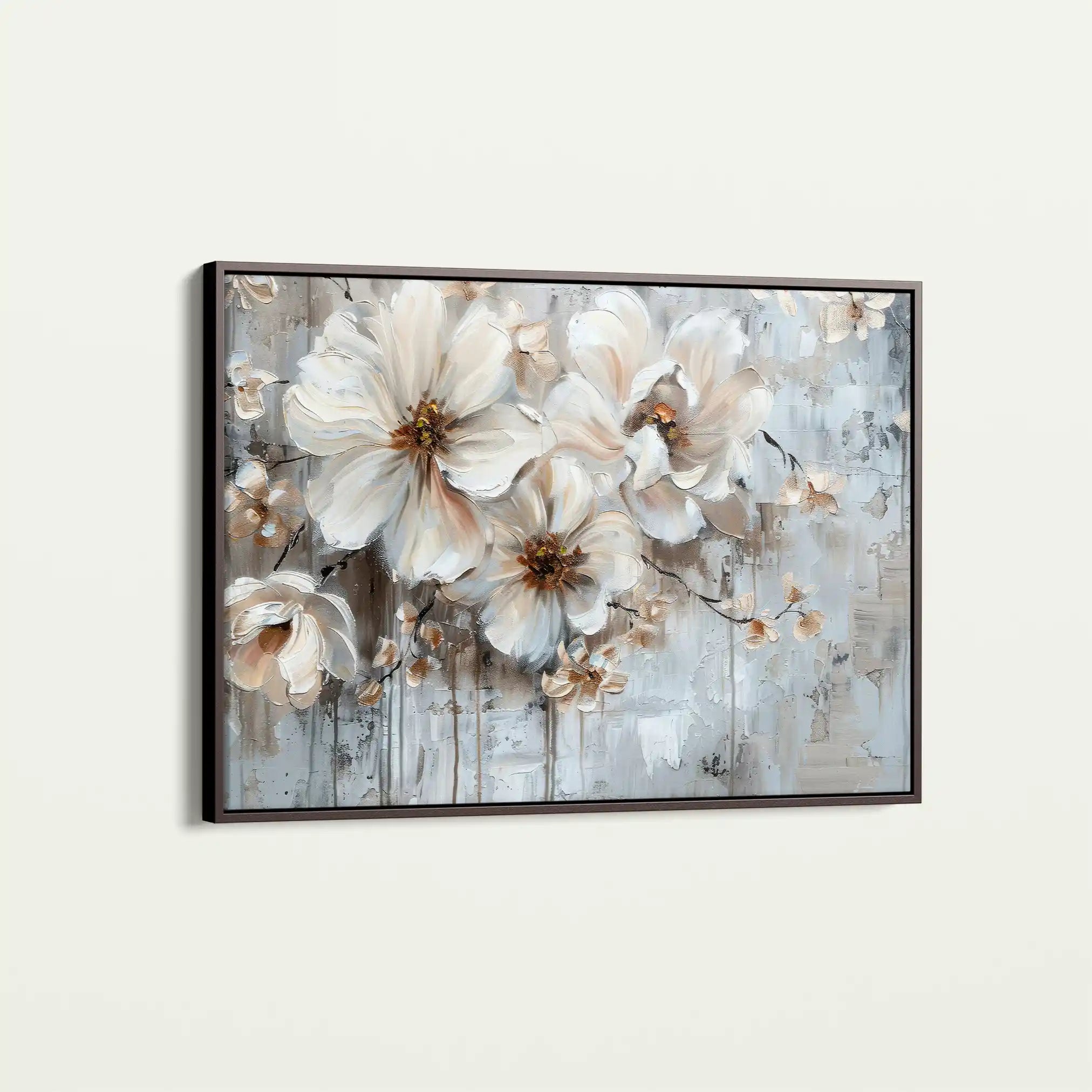 Floral Canvas Wall Art WAD036-F 90 x 60 cm / Stretched on hidden frame