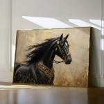 Horses 036 Canvas Art 90 x 60 cm / Stretched on hidden frame