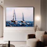 Landscape 036 Canvas Art 90 x 60 cm / Stretched on hidden frame