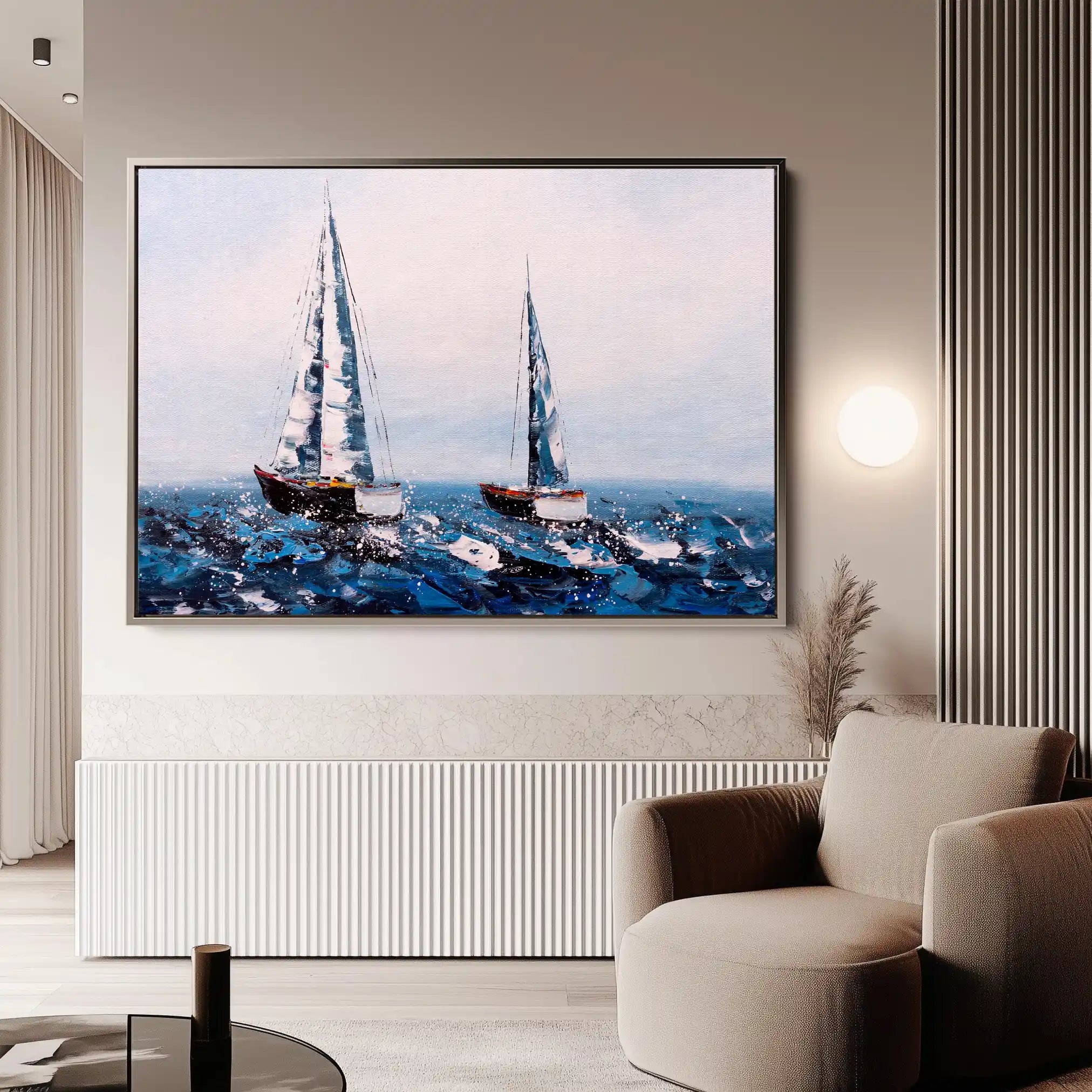 Landscape 036 Canvas Art 90 x 60 cm / Stretched on hidden frame