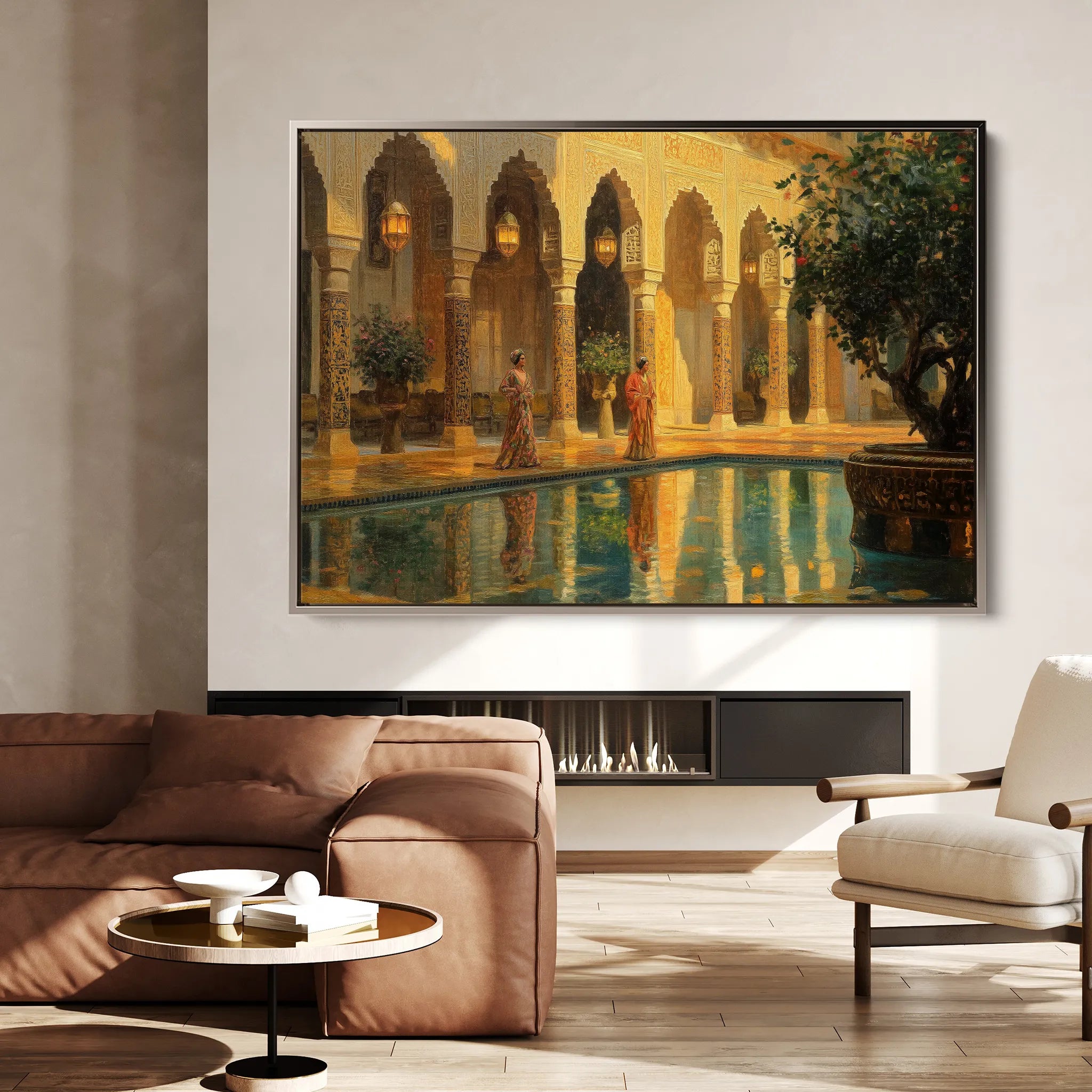 Orientalist Canvas Wall Art WAD036-OR 90 x 60 cm / Stretched on hidden frame