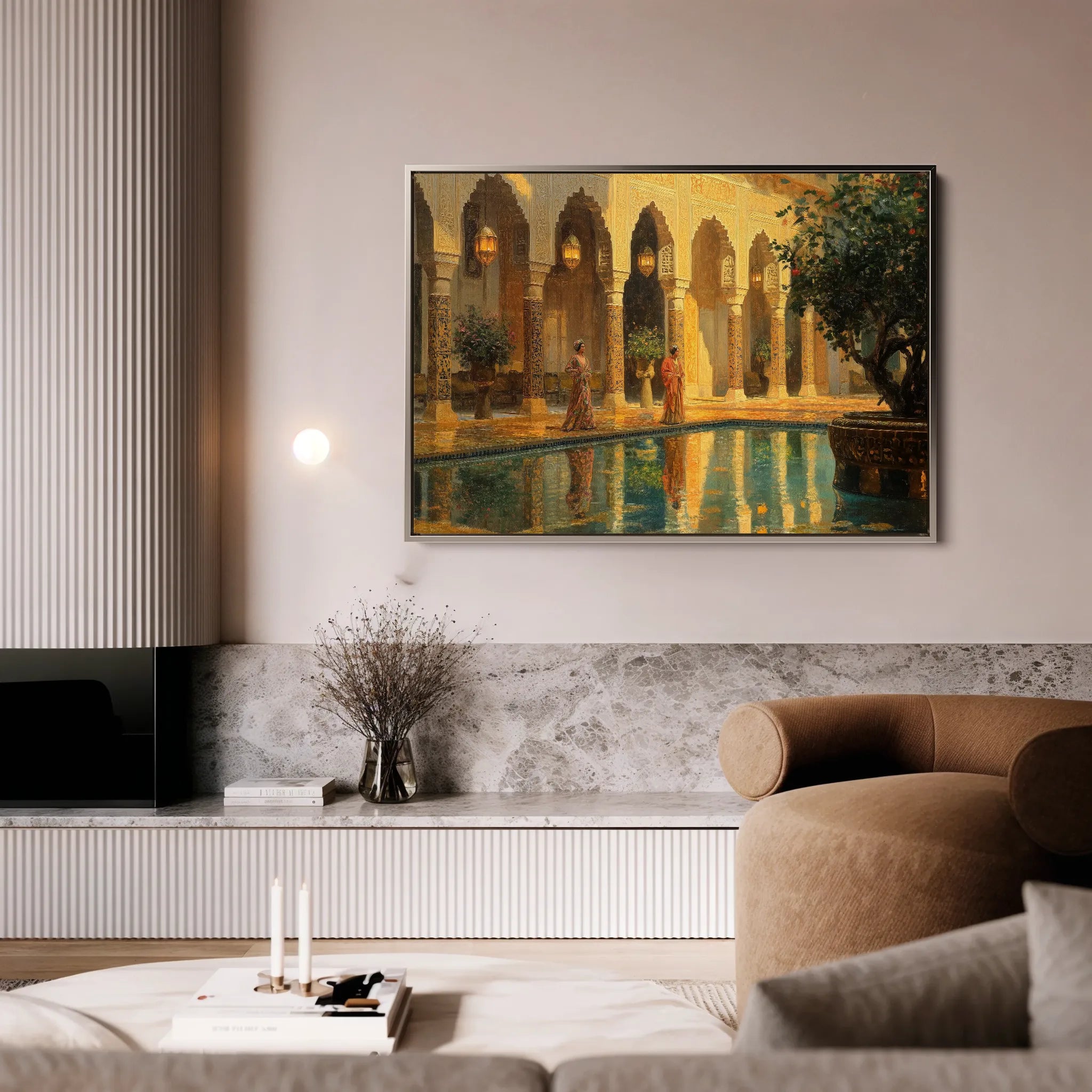 Orientalist Canvas Wall Art WAD036-OR 90 x 60 cm / Stretched on hidden frame