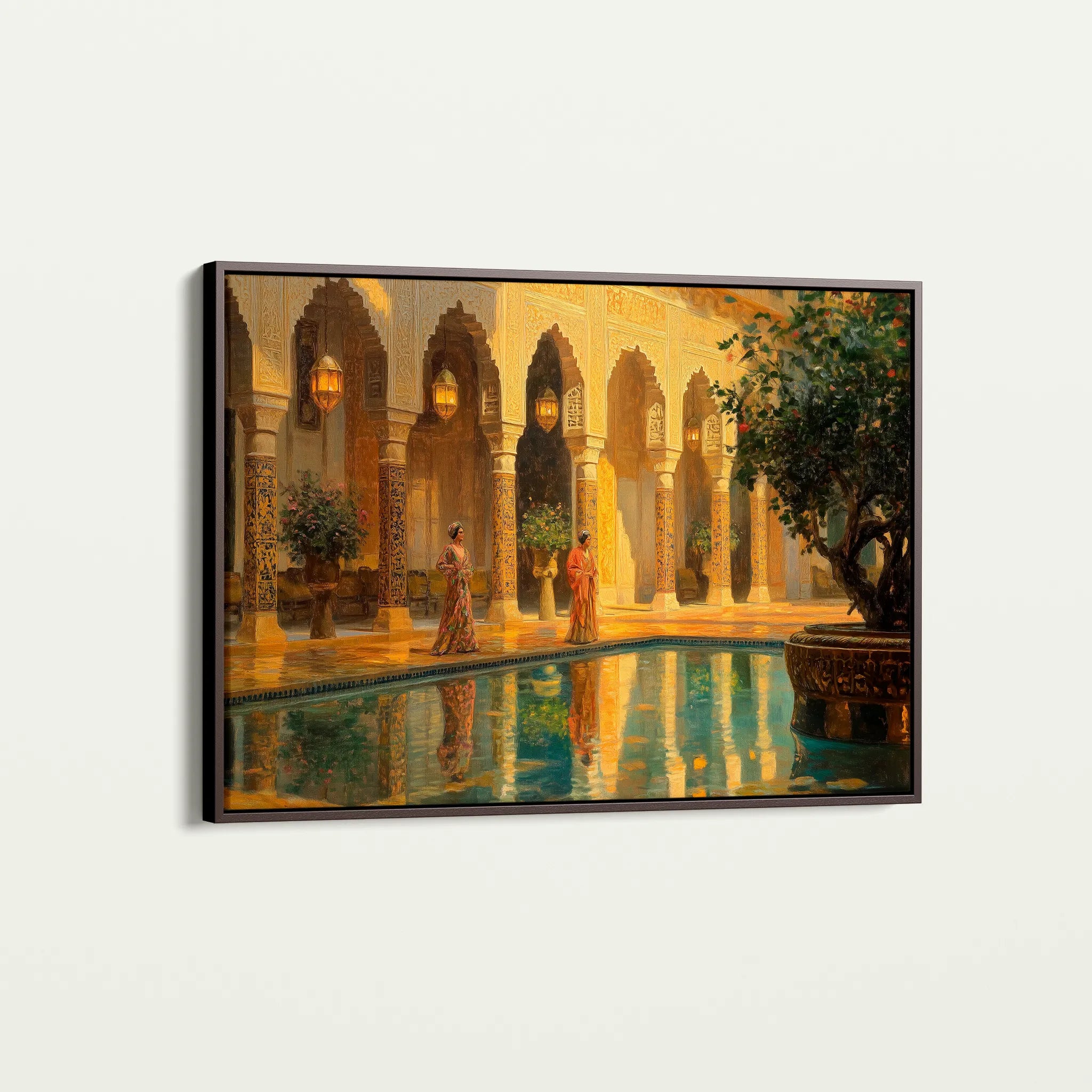 Orientalist Canvas Wall Art WAD036-OR 90 x 60 cm / Stretched on hidden frame