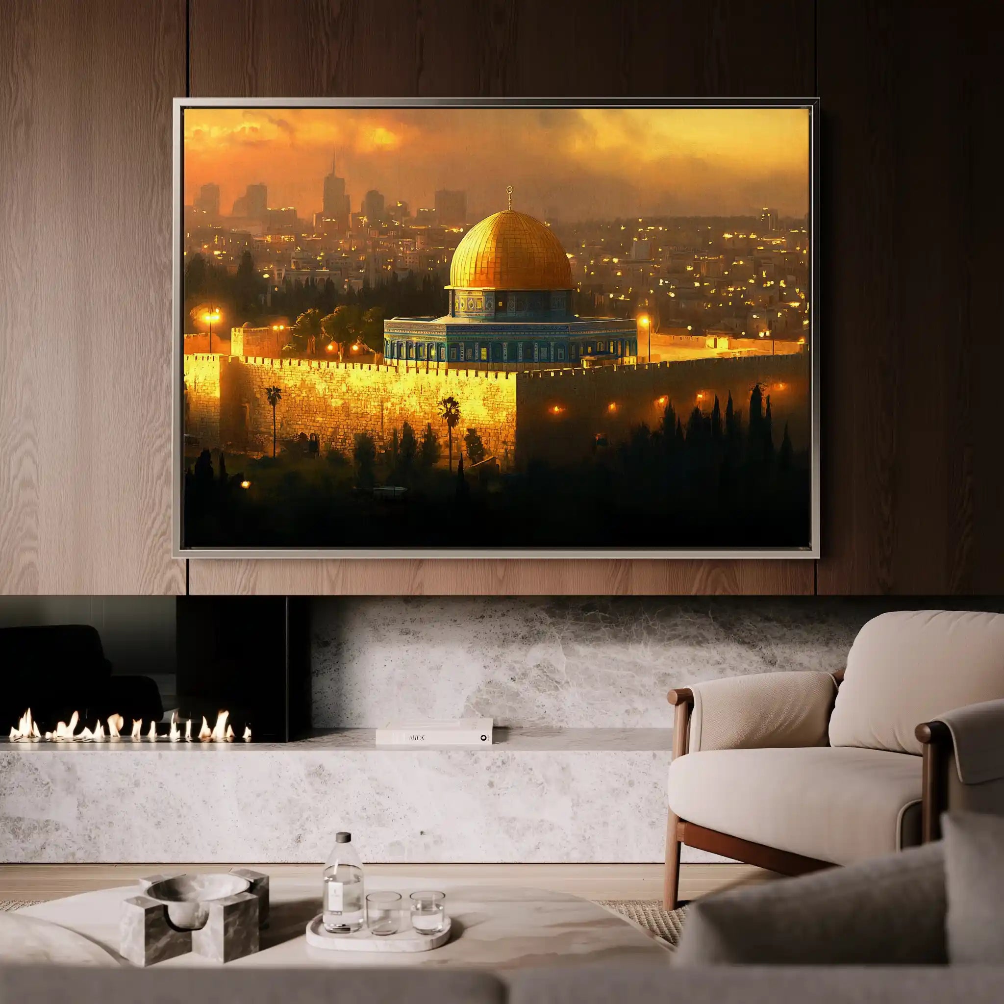 Palestine 036 Canvas Art 90 x 60 cm / Stretched on hidden frame