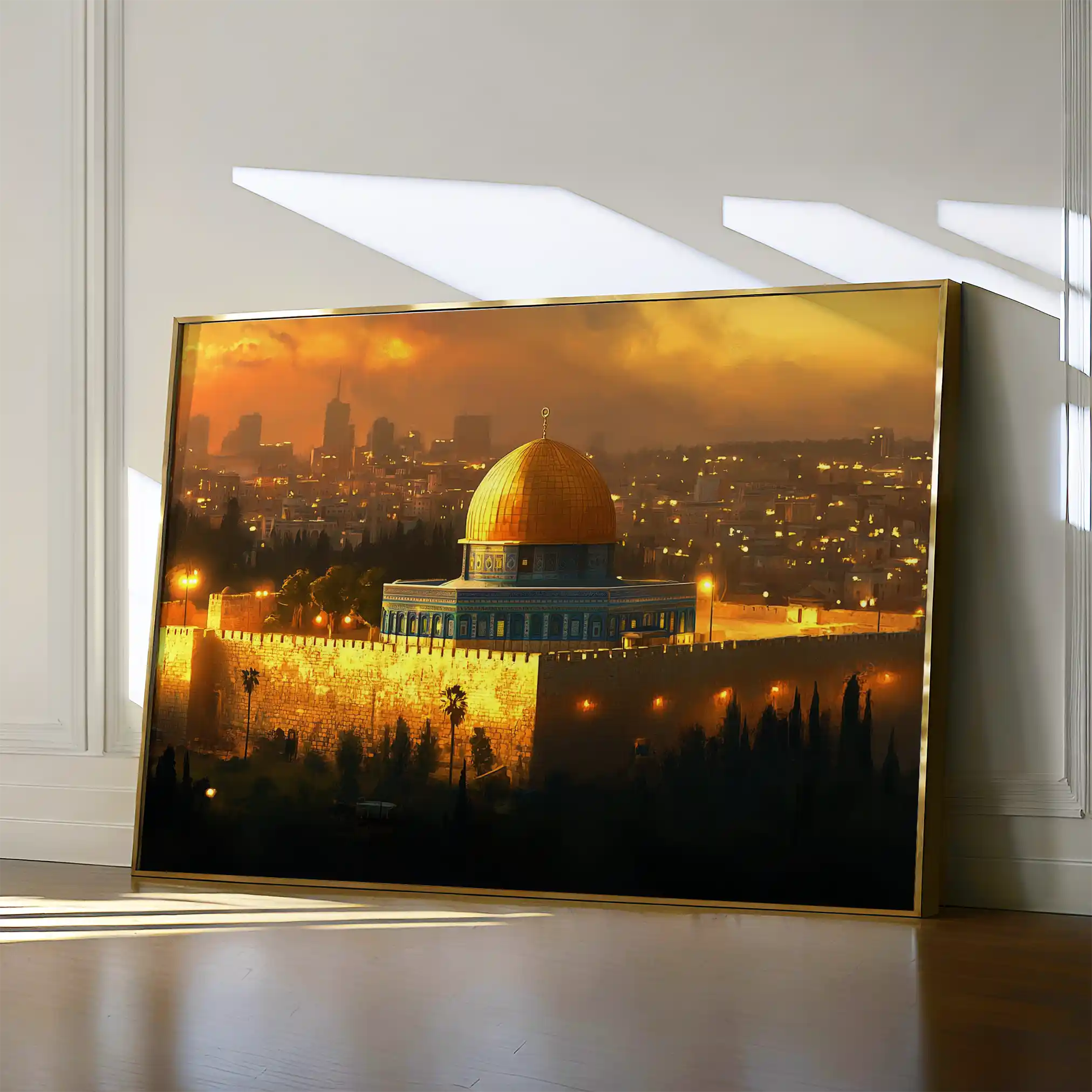 Palestine 036 Canvas Art 90 x 60 cm / Stretched on hidden frame
