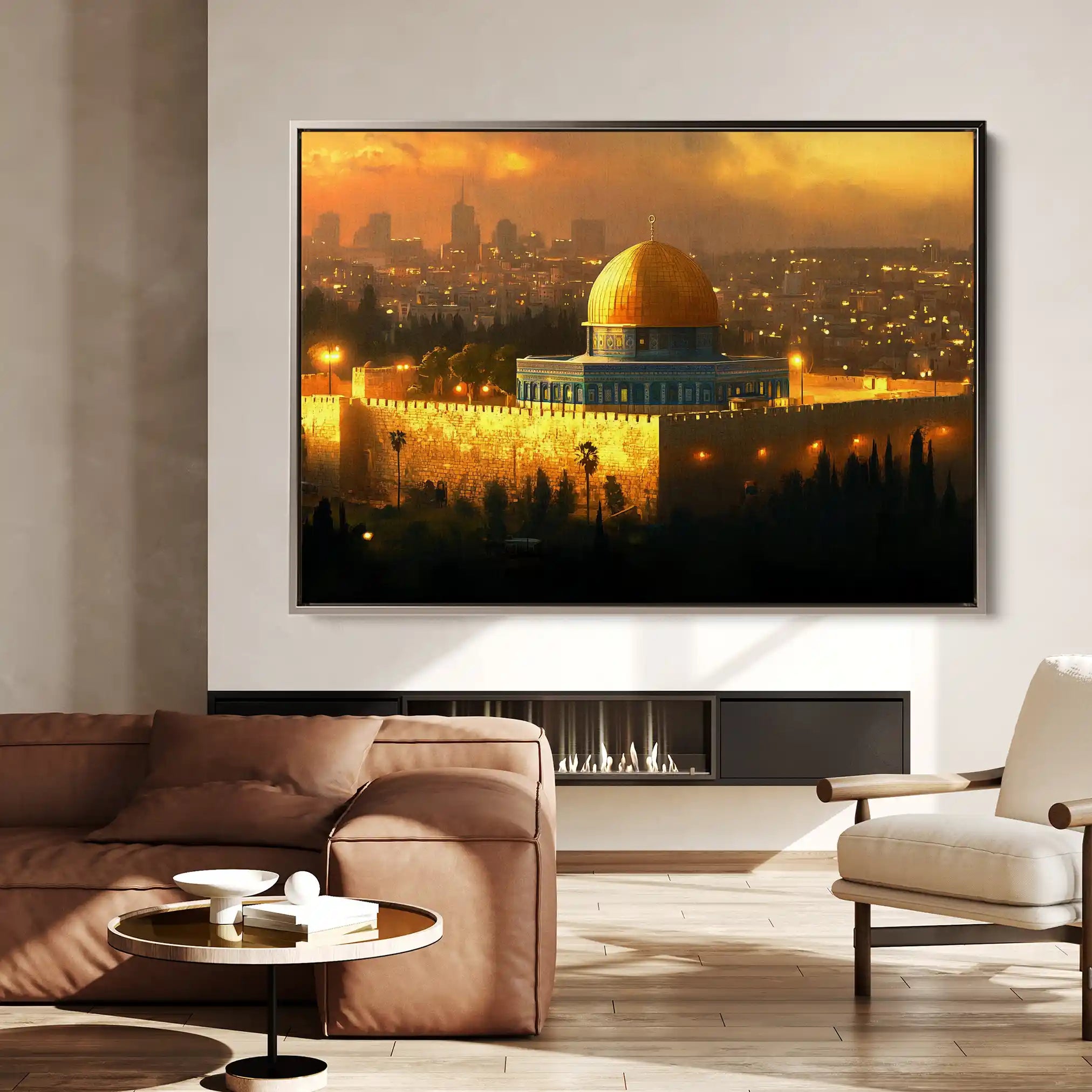 Palestine 036 Canvas Art 90 x 60 cm / Stretched on hidden frame