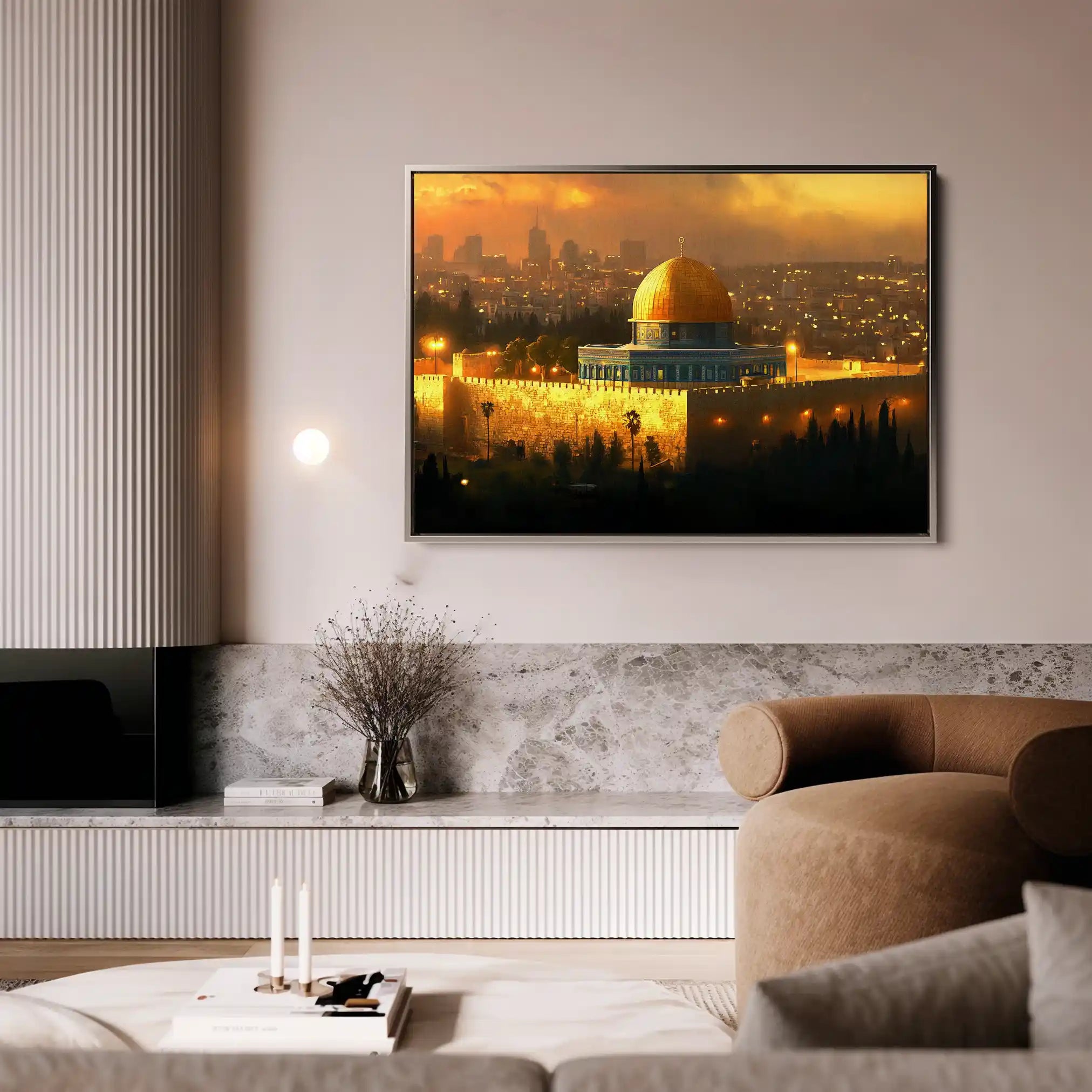 Palestine 036 Canvas Art 90 x 60 cm / Stretched on hidden frame