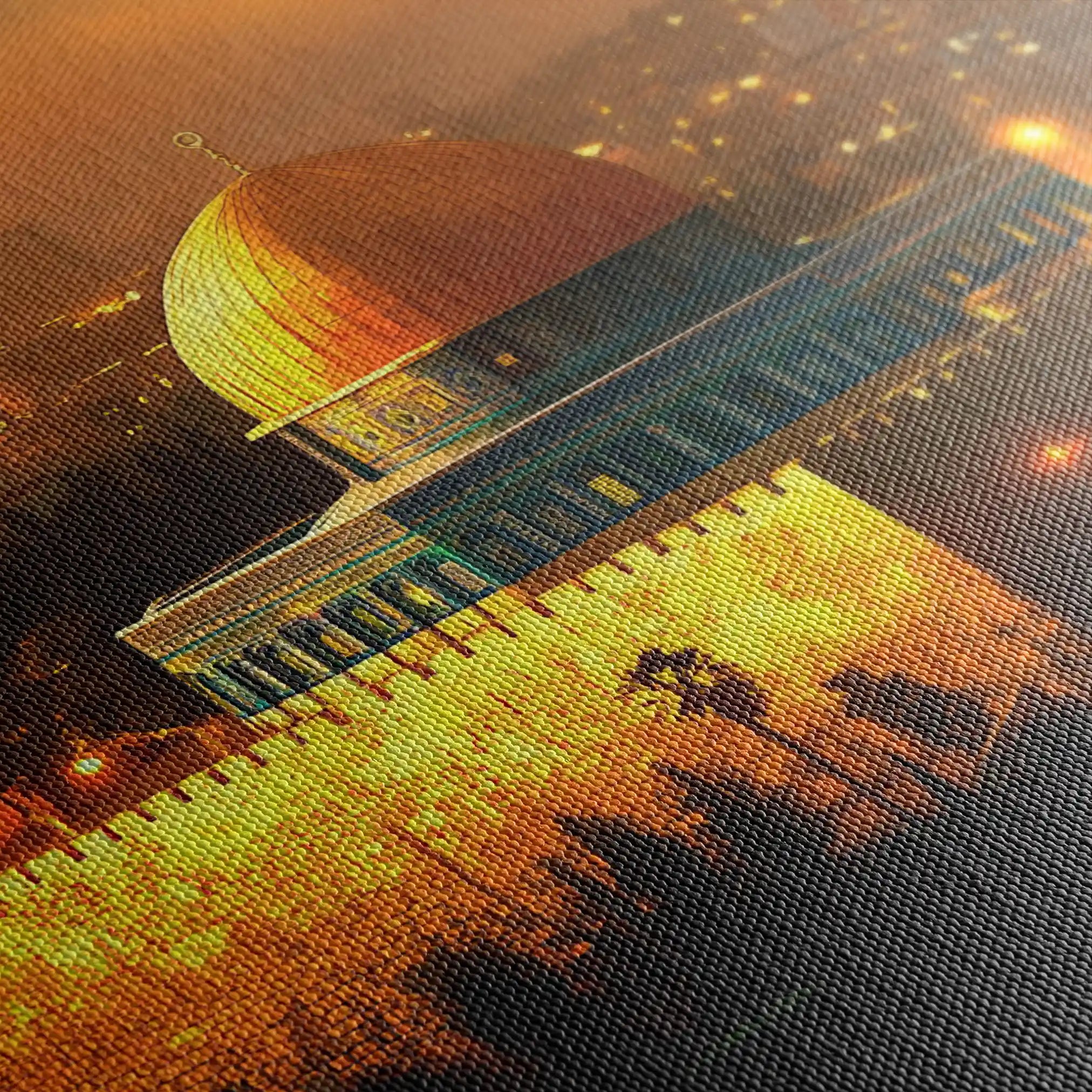 Palestine 036 Canvas Art 90 x 60 cm / Stretched on hidden frame