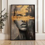 Portrait 036 Canvas Art 90 x 60 cm / Stretched on hidden frame