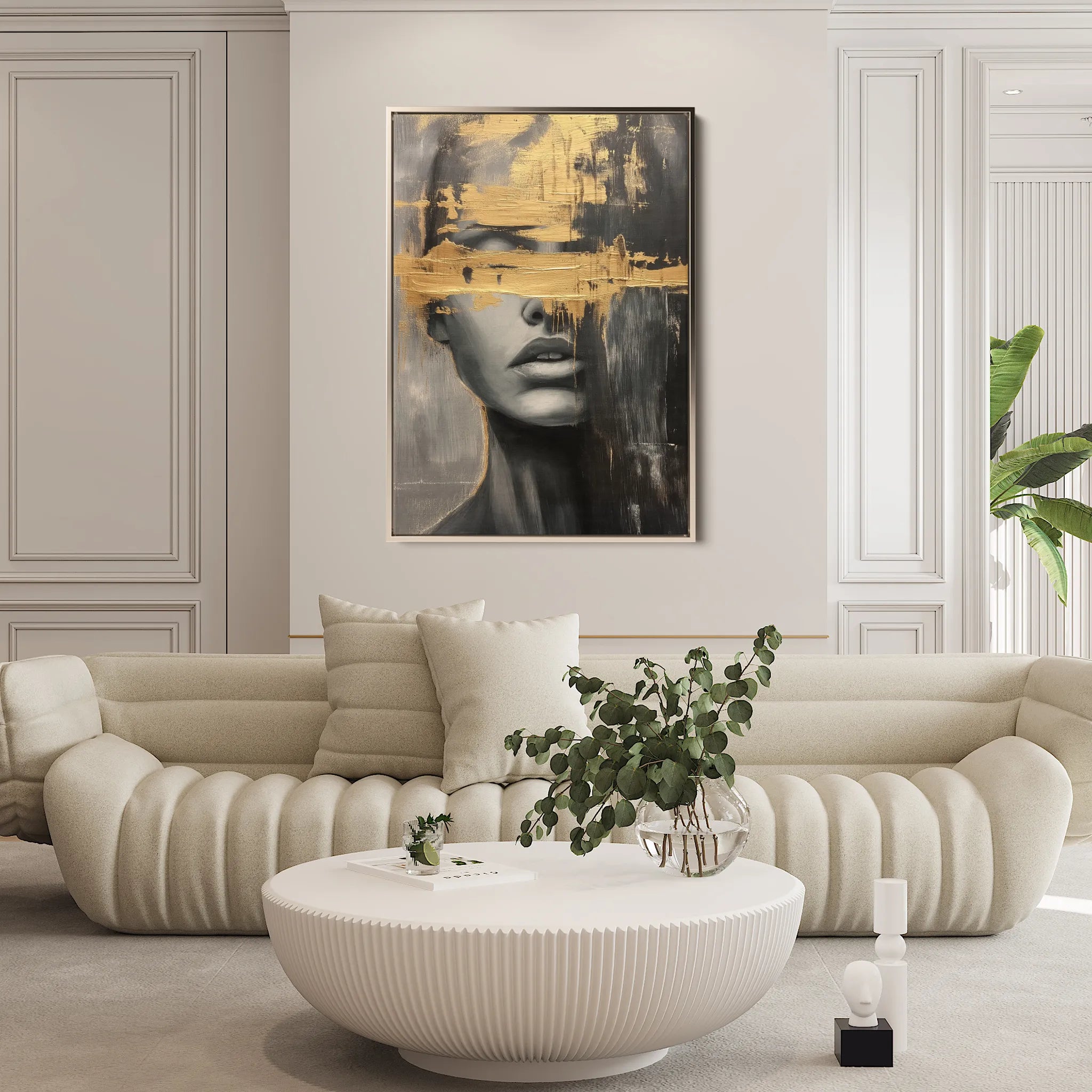 Portrait Canvas Wall Art WAD036-P 90 x 60 cm / Stretched on hidden frame