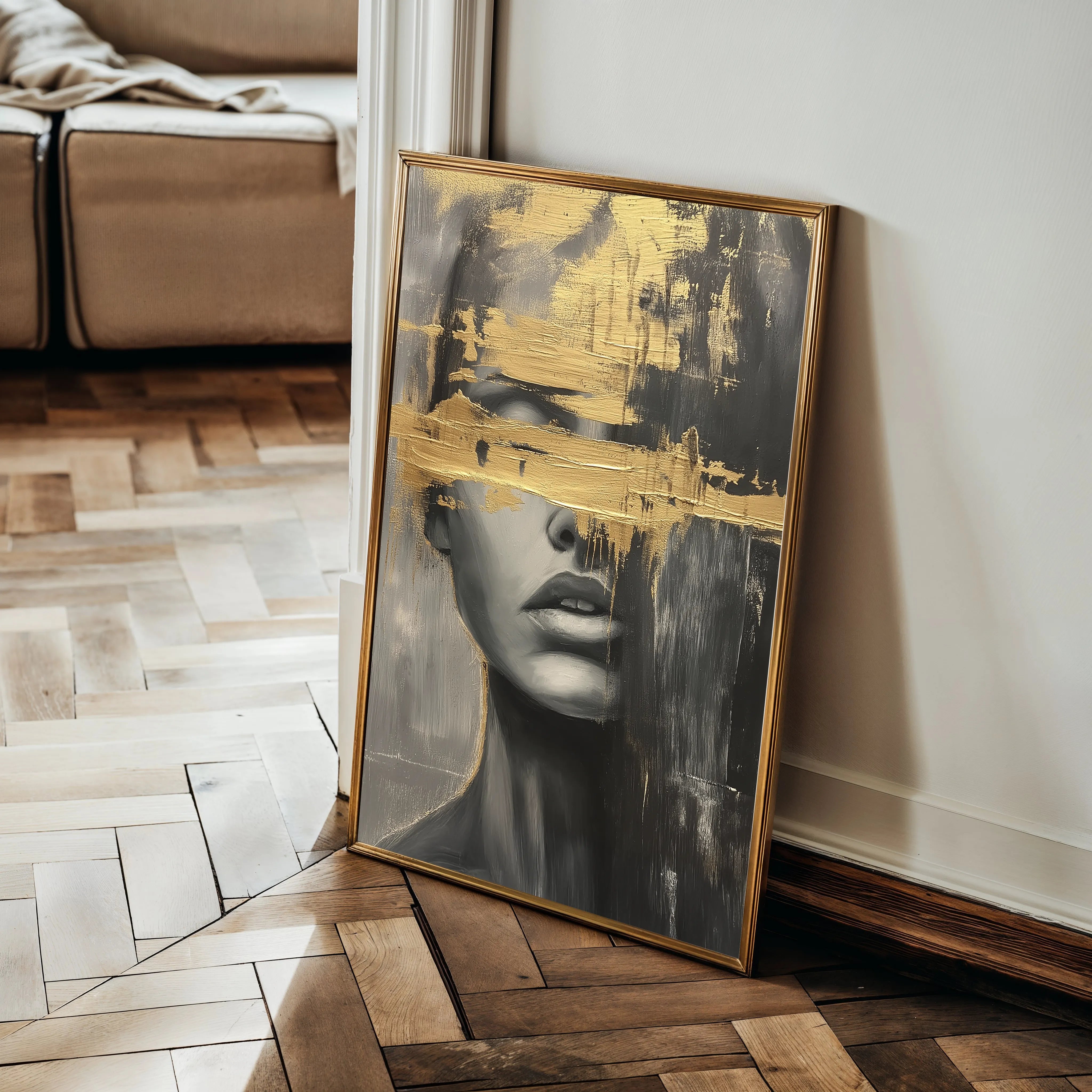 Portrait Canvas Wall Art WAD036-P 90 x 60 cm / Stretched on hidden frame