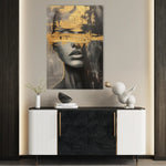 Portrait 036 Canvas Art 90 x 60 cm / Stretched on hidden frame