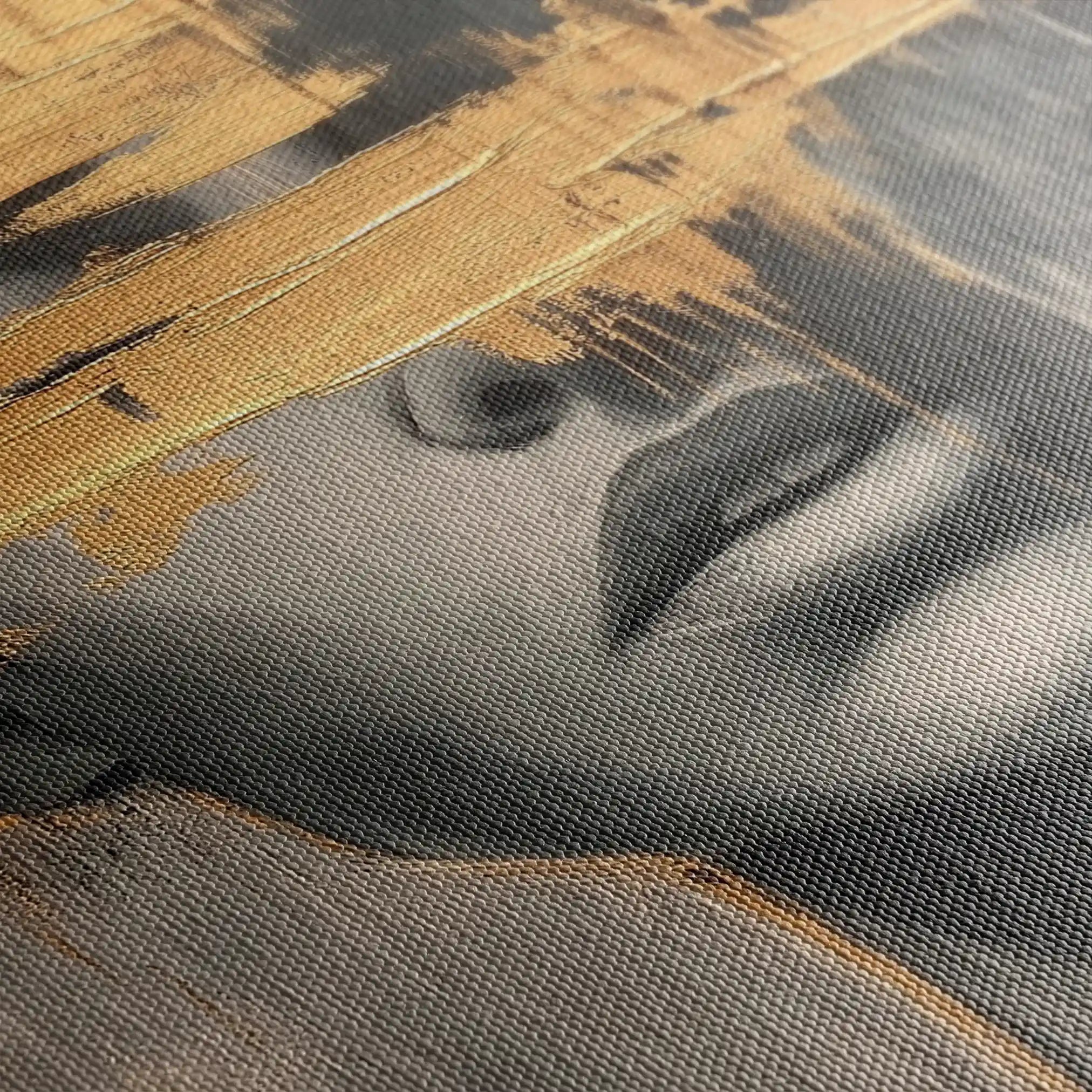 Portrait 036 Canvas Art 90 x 60 cm / Stretched on hidden frame