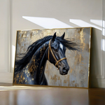 Horses 037 Canvas Art 90 x 60 cm / Stretched on hidden frame