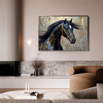 Horses 037 Canvas Art 90 x 60 cm / Stretched on hidden frame