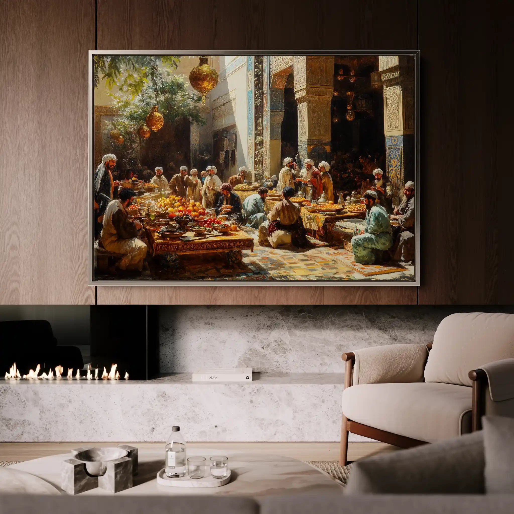 Orientalist 037 Canvas Art 90 x 60 cm / Stretched on hidden frame