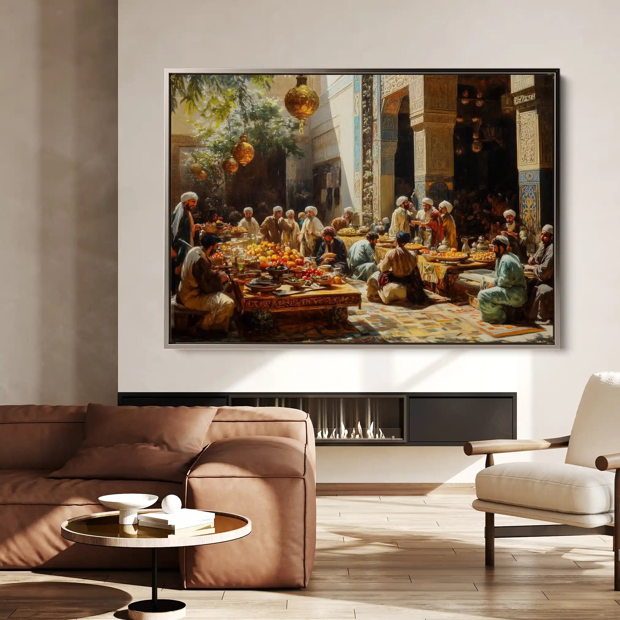 Orientalist 037 Canvas Art 90 x 60 cm / Stretched on hidden frame