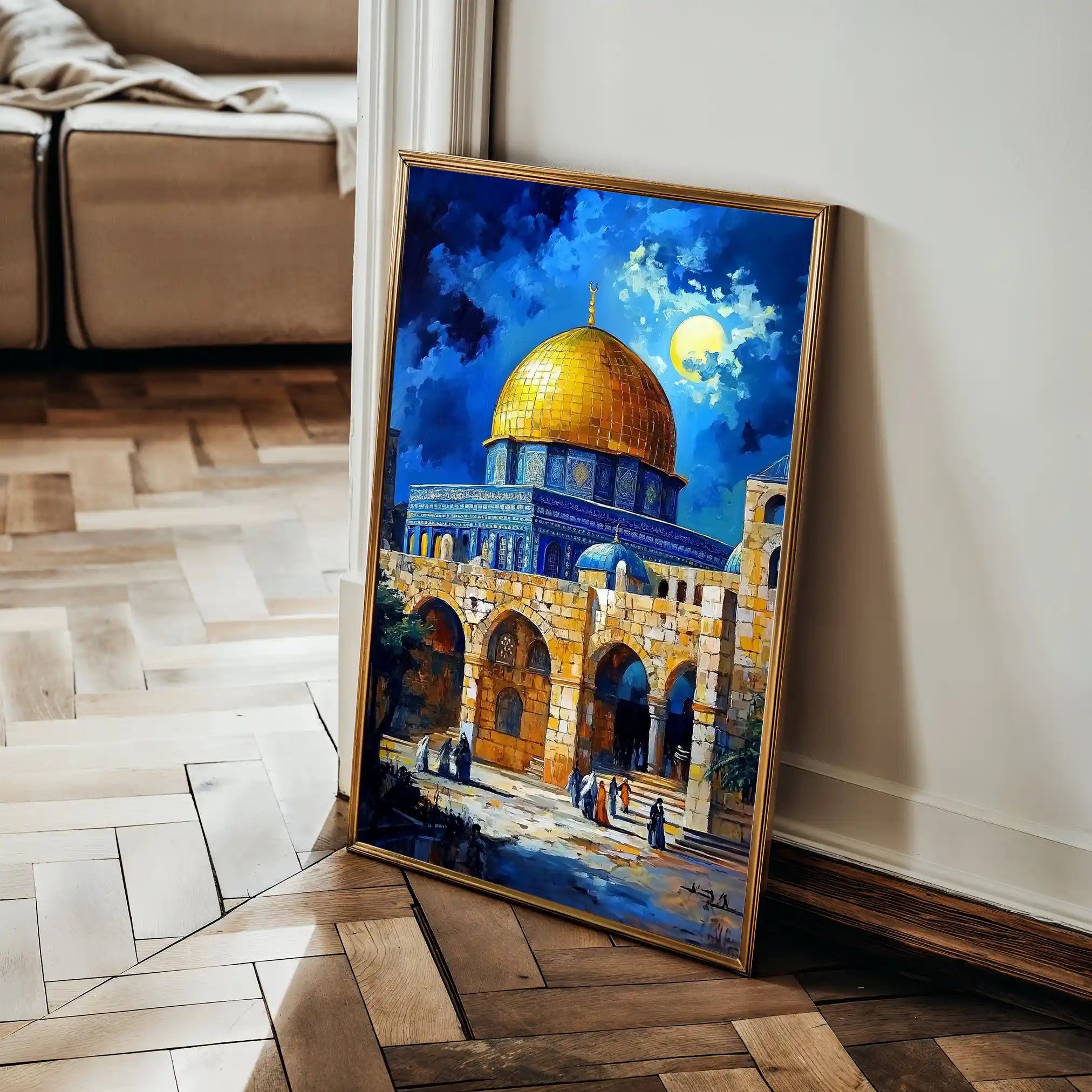 Palestine 037 Canvas Art 90 x 60 cm / Stretched on hidden frame