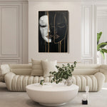 Portrait 037 Canvas Art 90 x 60 cm / Stretched on hidden frame