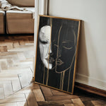 Portrait 037 Canvas Art 90 x 60 cm / Stretched on hidden frame