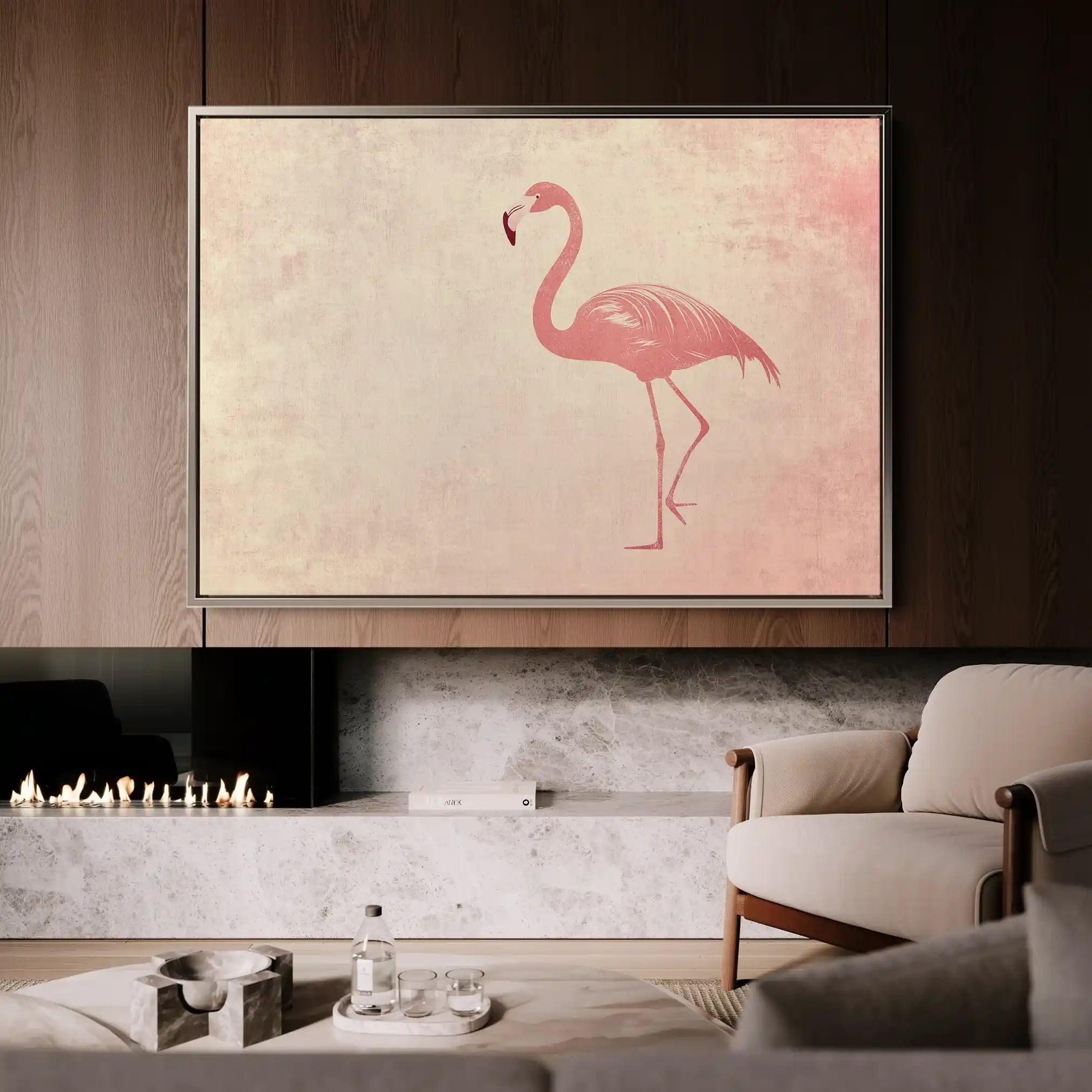 Animals 038 Canvas Art 90 x 60 cm / Stretched on hidden frame