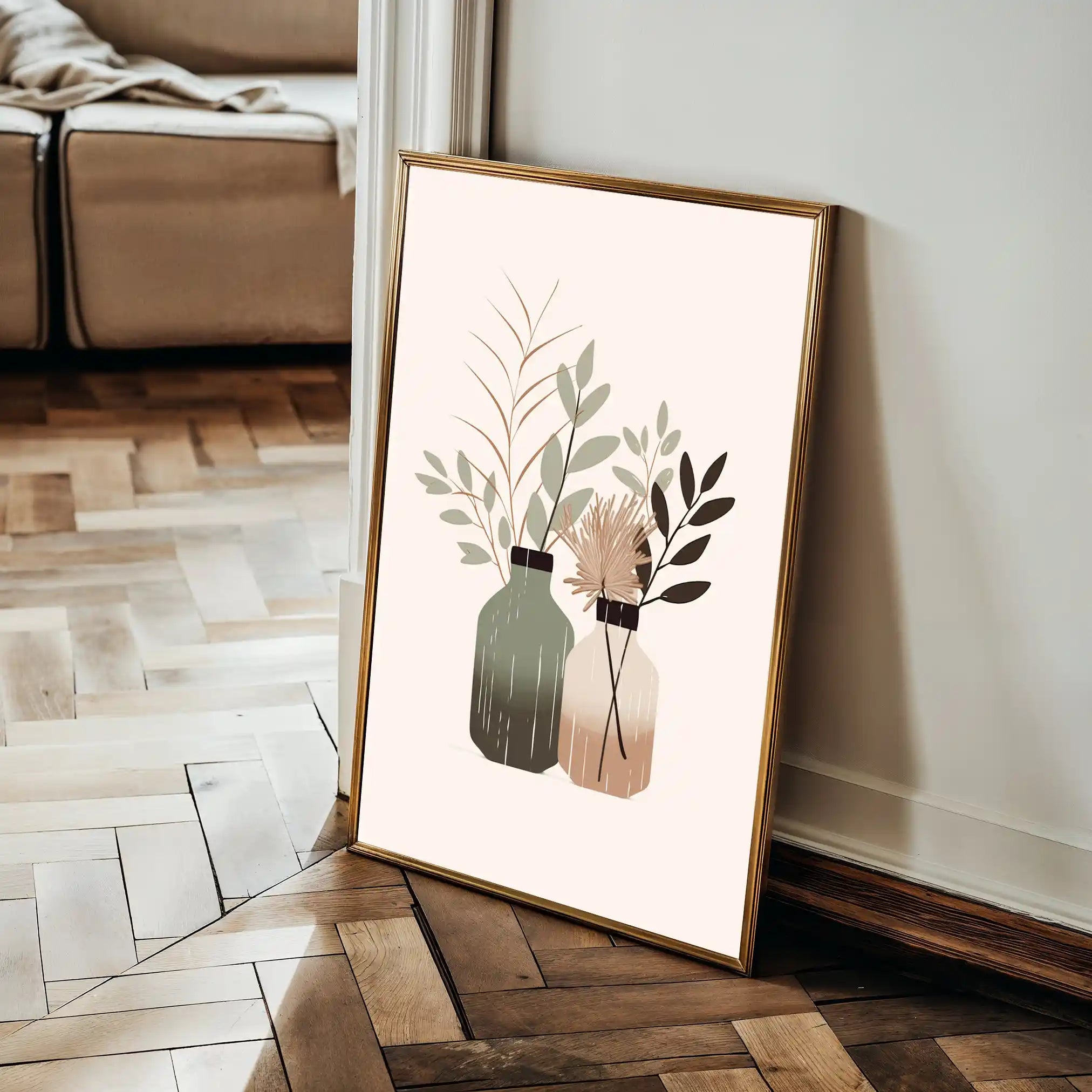 Boho 038 Canvas Art 90 x 60 cm / Stretched on hidden frame