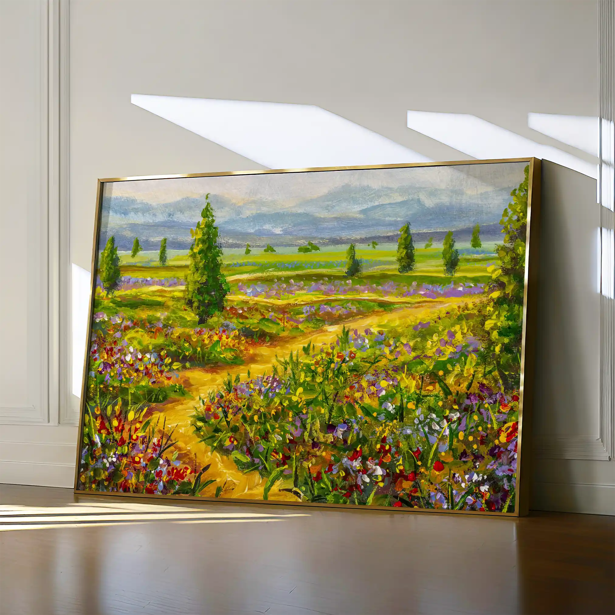 Landscape 038 Canvas Art 90 x 60 cm / Stretched on hidden frame